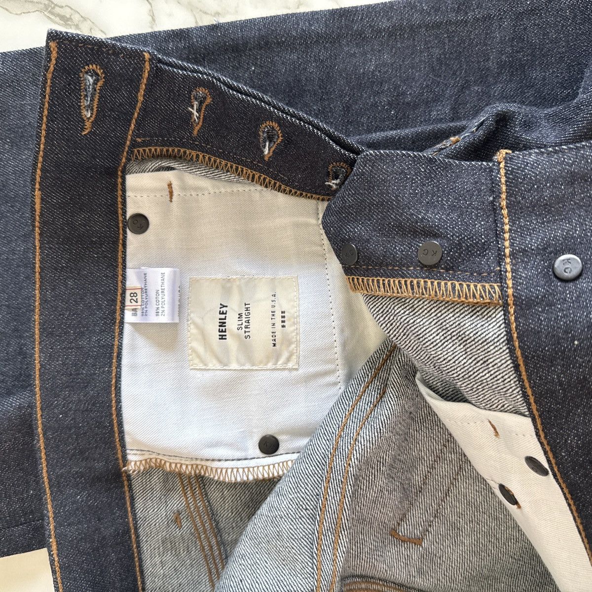 Baldwin Baldwin - Henley Slim Straight Size US 28 / EU 44 - 5 Thumbnail