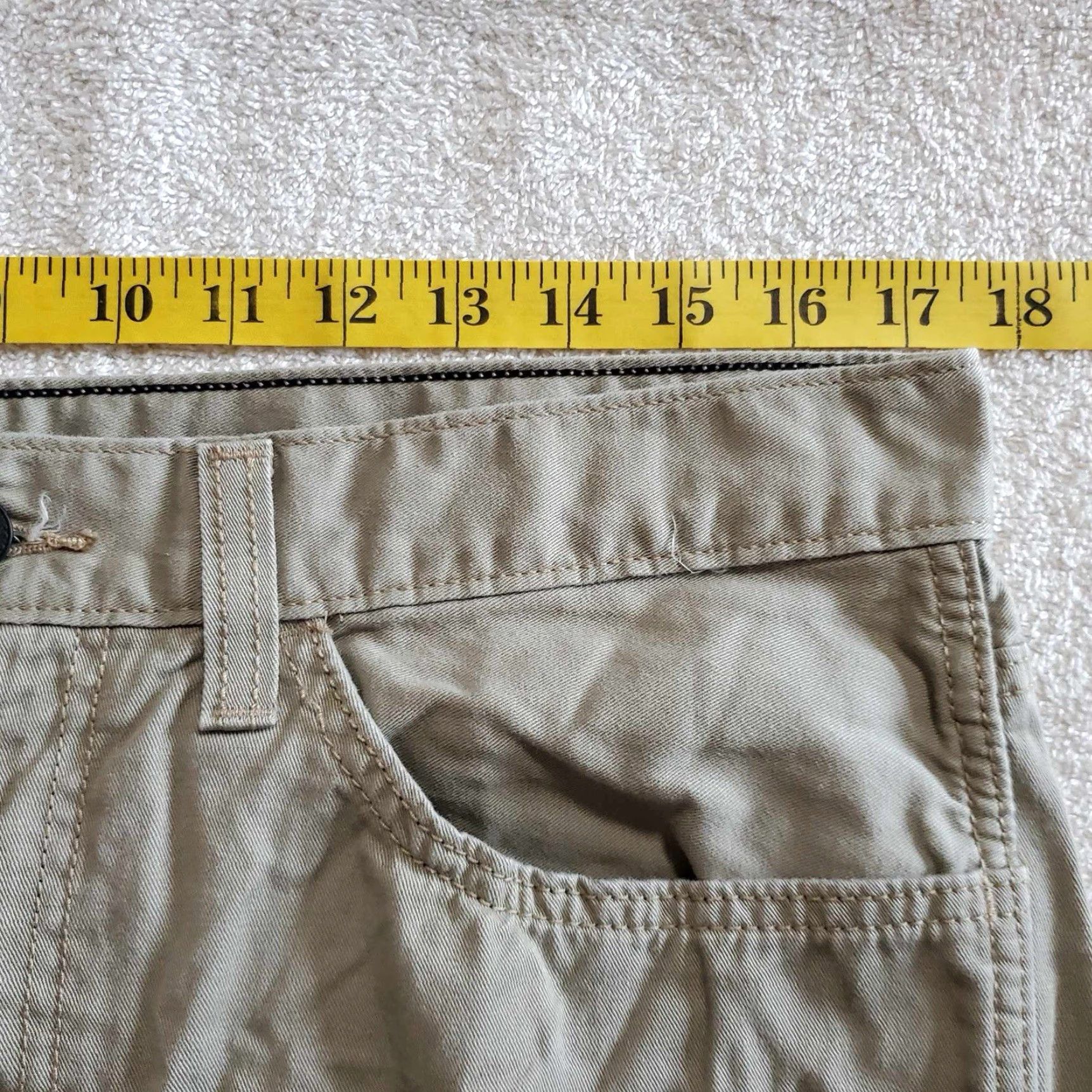 Levi's Levi's 511 Jeans Khaki Beige 34x30 Black Tag Tab Mens Regular Fit Trousers Pants Size US 32 / EU 48 - 4 Thumbnail