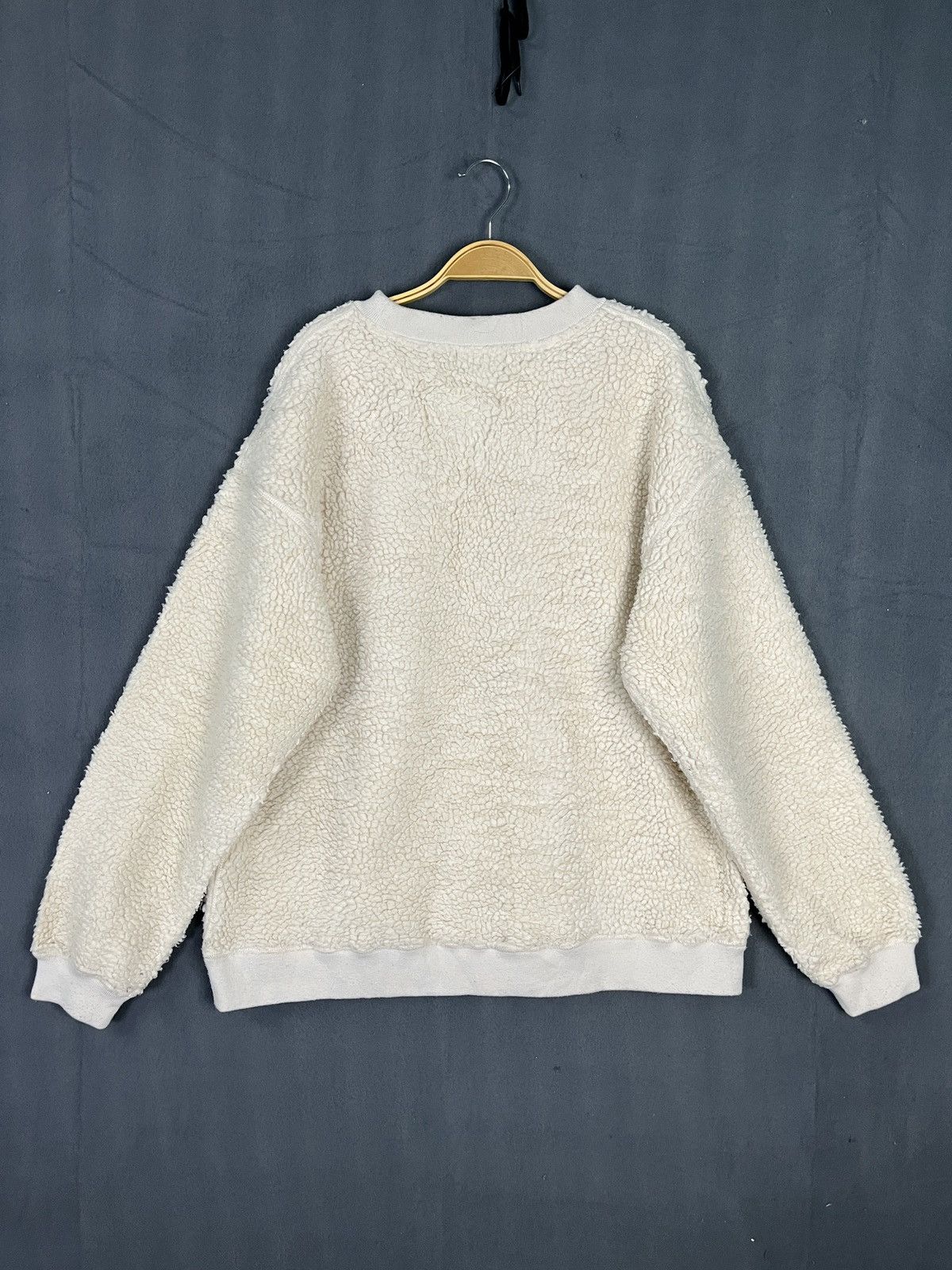 Beams Plus × Japanese Brand × Vintage Vintage Beams Heart Deep Pile Sherpa Sweatshirt Size US L / EU 52-54 / 3 - 2 Thumbnail