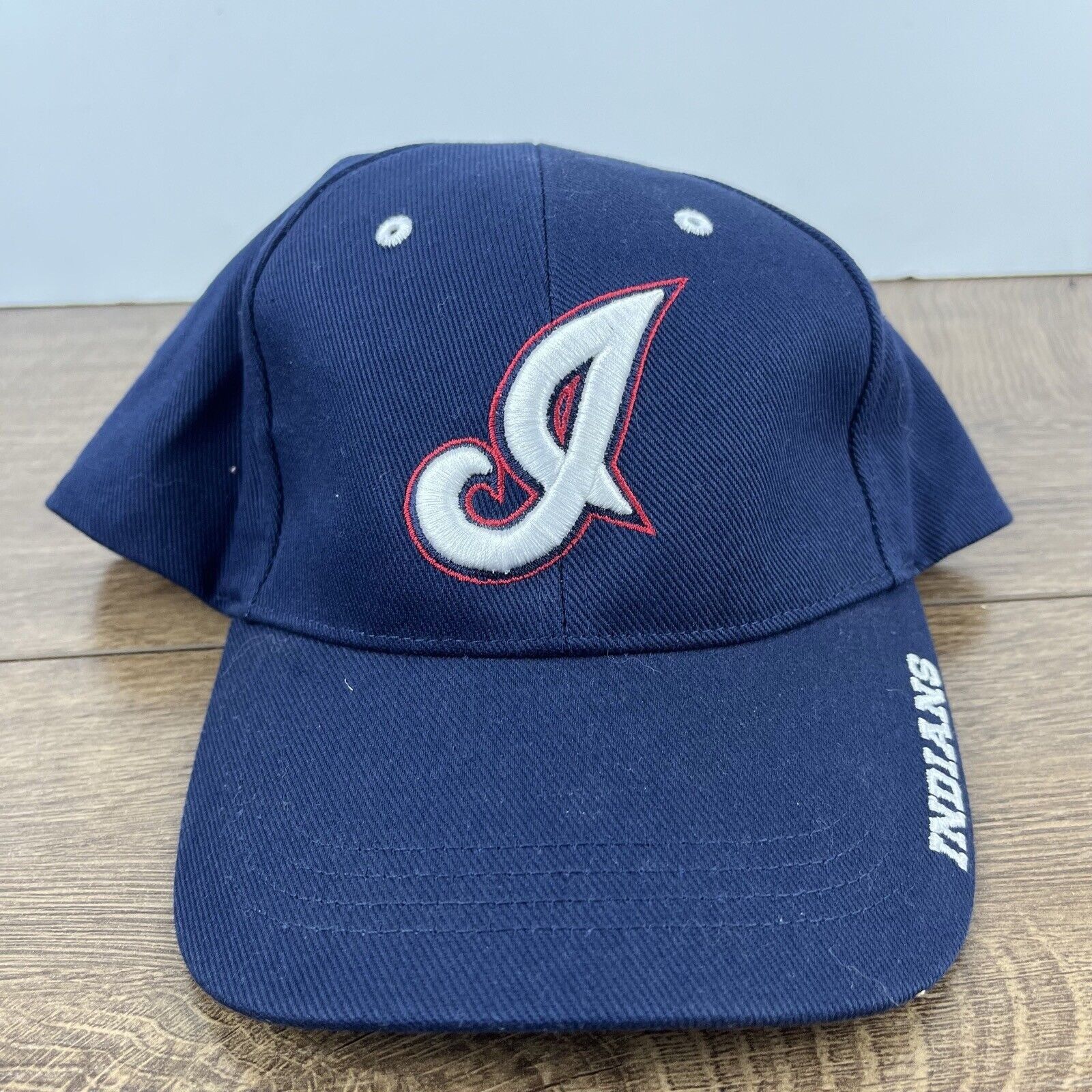Other Cleveland Indians MLB Hat Indians Blue Adjustable Hat Blue A Size ONE SIZE - 5 Thumbnail