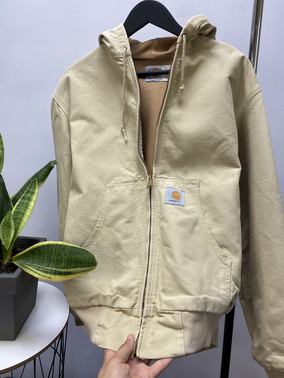 Carhartt × Vintage Y2K Carhartt Hooded Jacket / Coat - Hype Vintage Size US L / EU 52-54 / 3 - 6 Thumbnail