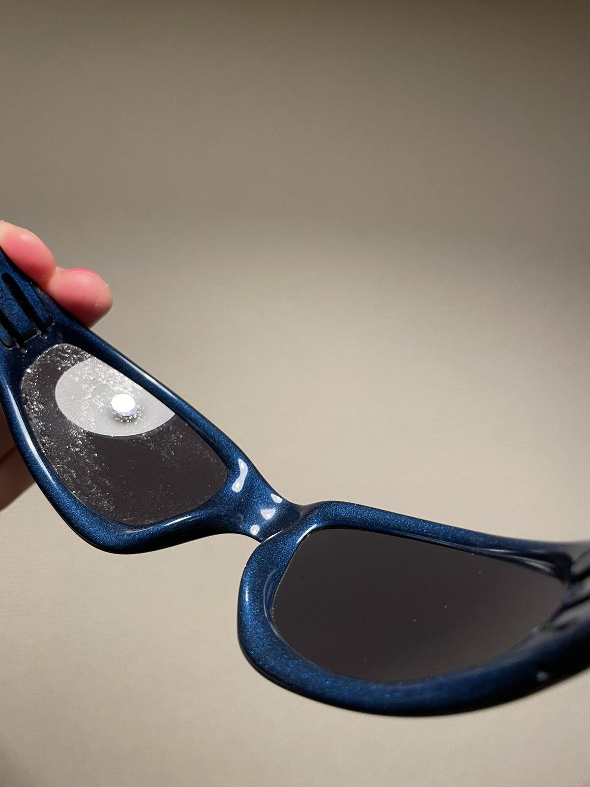 Oakley OAKLEY New Straight Jacket 'Blue' SUNGLASSES Size ONE SIZE - 4 Thumbnail