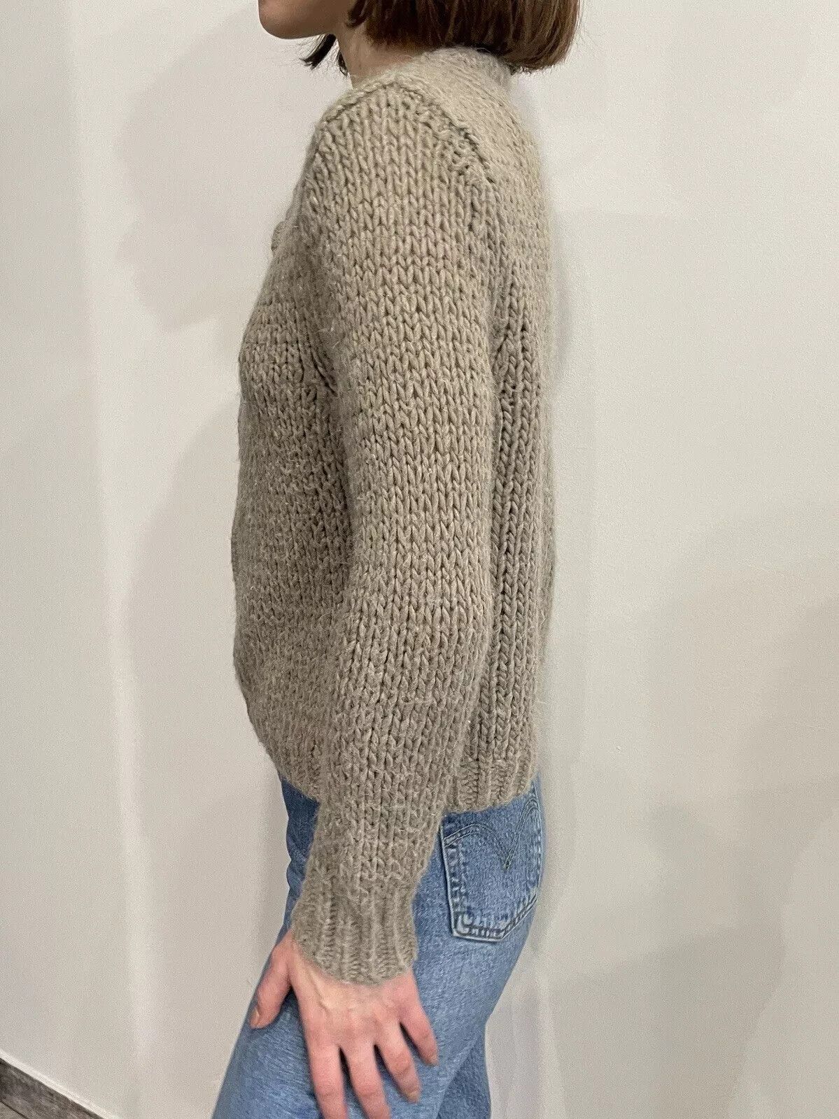 Acne Studios Acne Lesley PPSS 11 Cardigan Womens Alpaca Wool Sweater Size M / US 6-8 / IT 42-44 - 3 Thumbnail