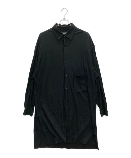 Yohji Yamamoto Yohji Yamamoto pour homme Side slit cotton long shirt Size US L / EU 52-54 / 3 - 1 Thumbnail
