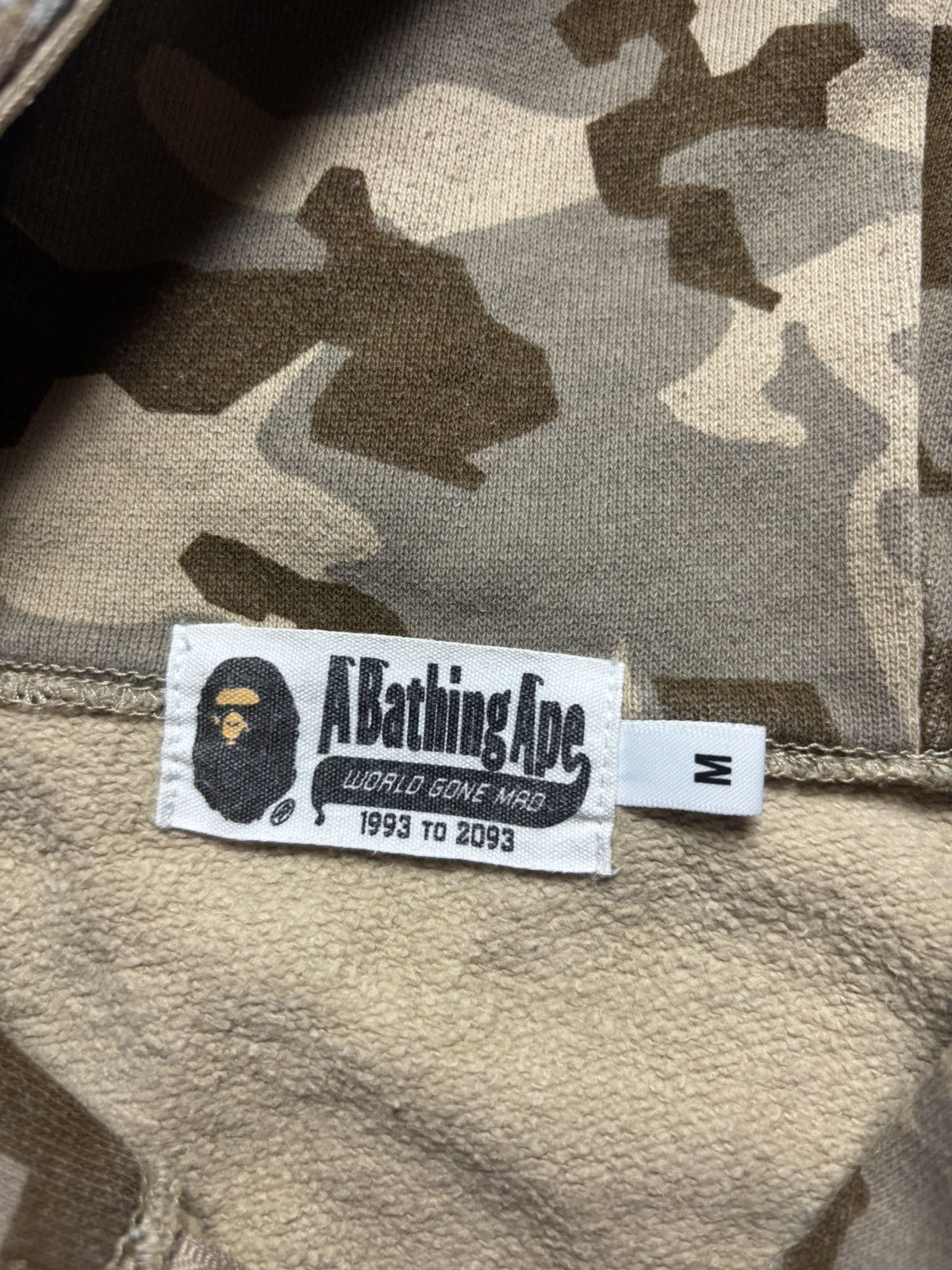 Bape Bape military sand camo hoodie Size US M / EU 48-50 / 2 - 13 Thumbnail