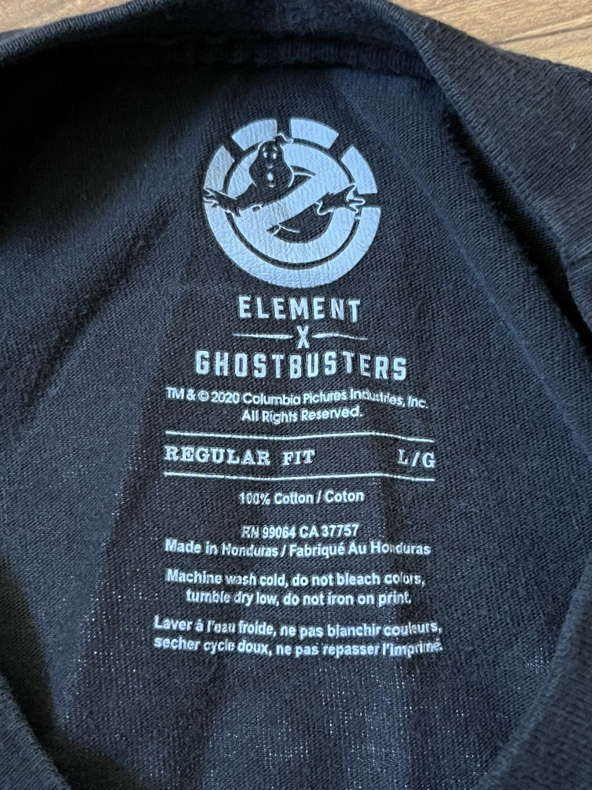 Element Element X Ghostbusters Black T-shirt Size Large Size US L / EU 52-54 / 3 - 2 Thumbnail