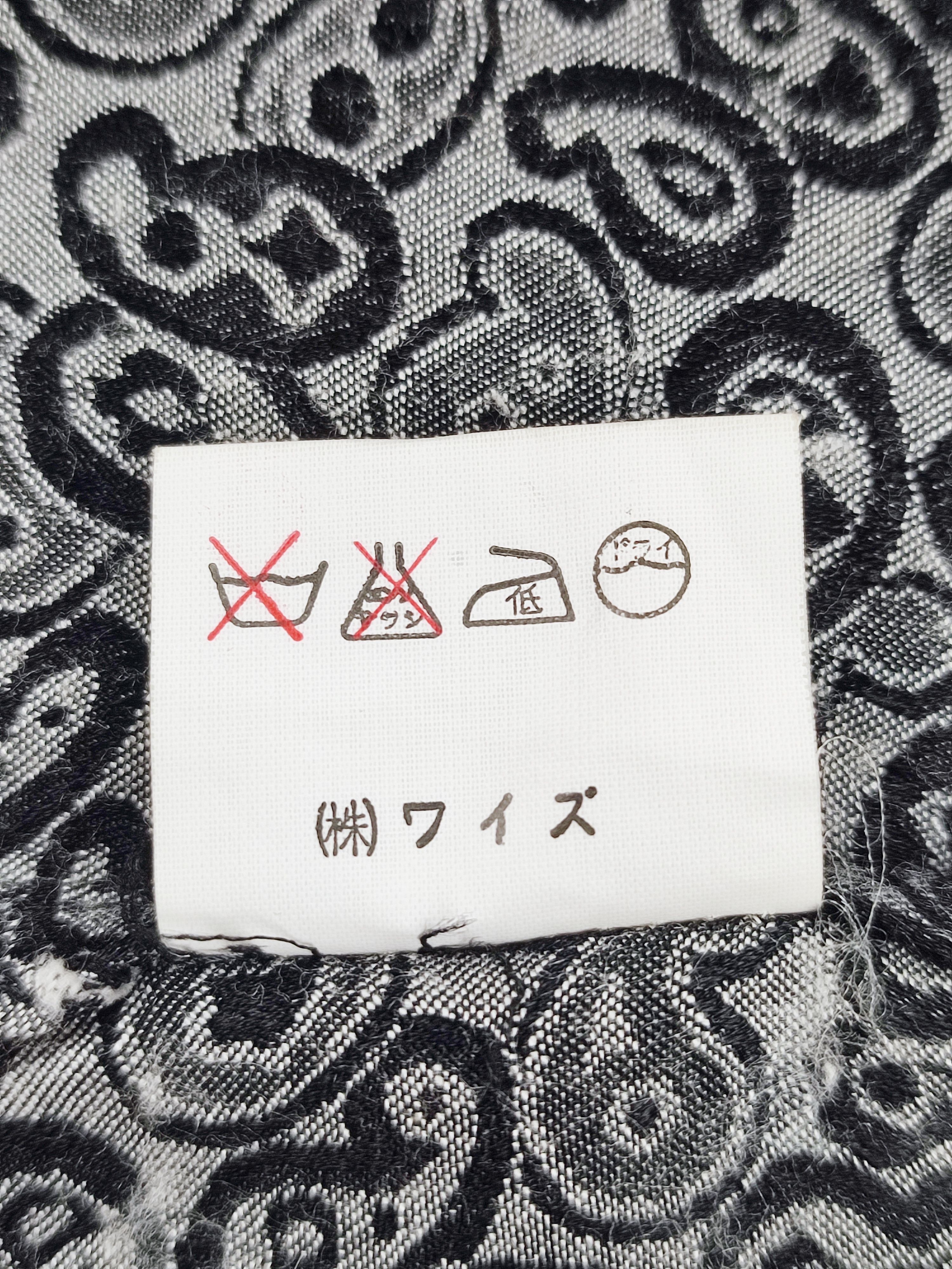 Y's × Yohji Yamamoto Y's Yohji Yamamoto French Collar Paisley Rayon Shirt Size US L / EU 52-54 / 3 - 8 Thumbnail