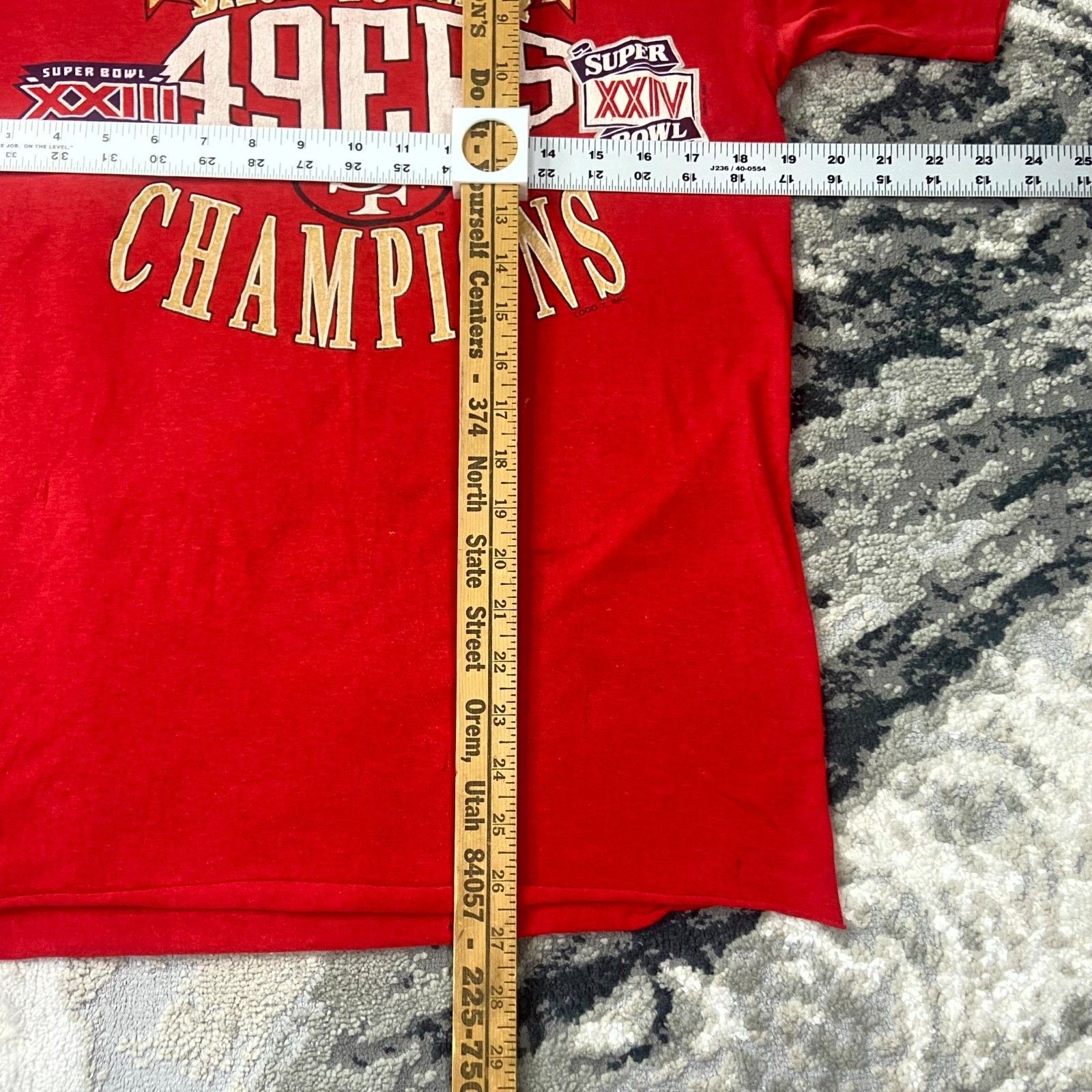Logo 7 VTG 1986 San Francisco 49ers L Logo 7 Super Bowl Champions Size US L / EU 52-54 / 3 - 10 Thumbnail
