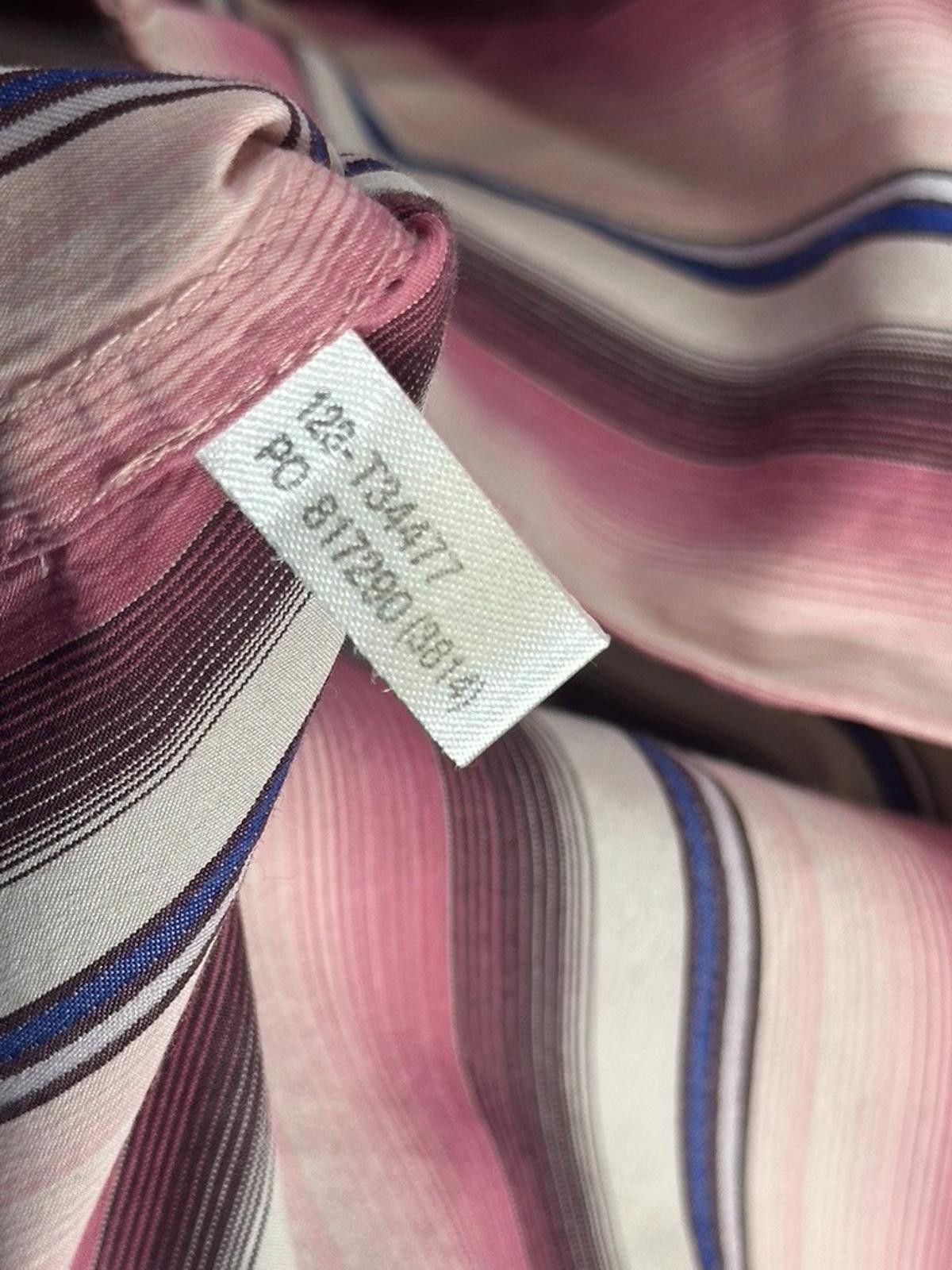 Tommy Bahama Tommy Bahama Men's Large Red Striped Long Sleeve Shirt Size US L / EU 52-54 / 3 - 9 Thumbnail