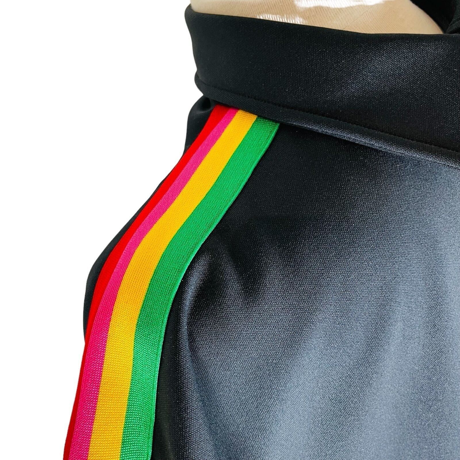 Palm Angels Palm Angels Miami Track Black Multicolor Jacket Size US L / EU 52-54 / 3 - 3 Thumbnail