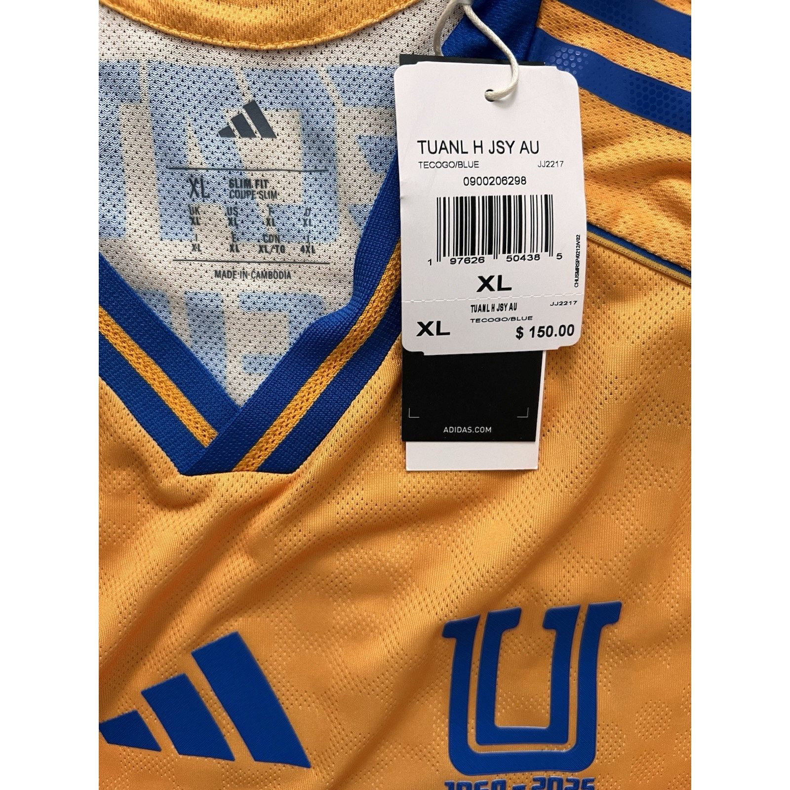 Adidas adidas Tigres UANL 25/26 Authentic Soccer Jersey Size XL NWT Size US XL / EU 56 / 4 - 2 Thumbnail