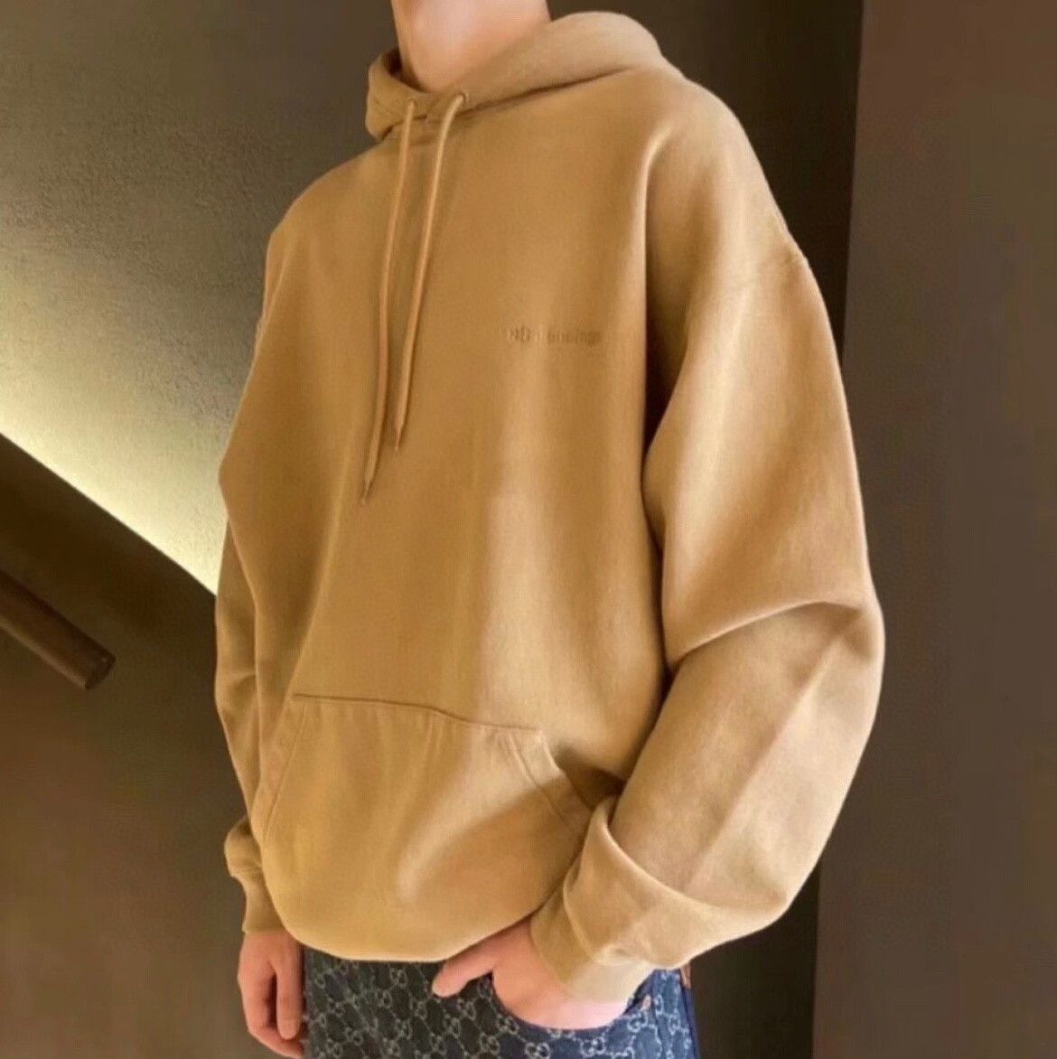 Balenciaga balenciaga beige pullover hoodie size s Size US S / EU 44-46 / 1 - 9 Thumbnail
