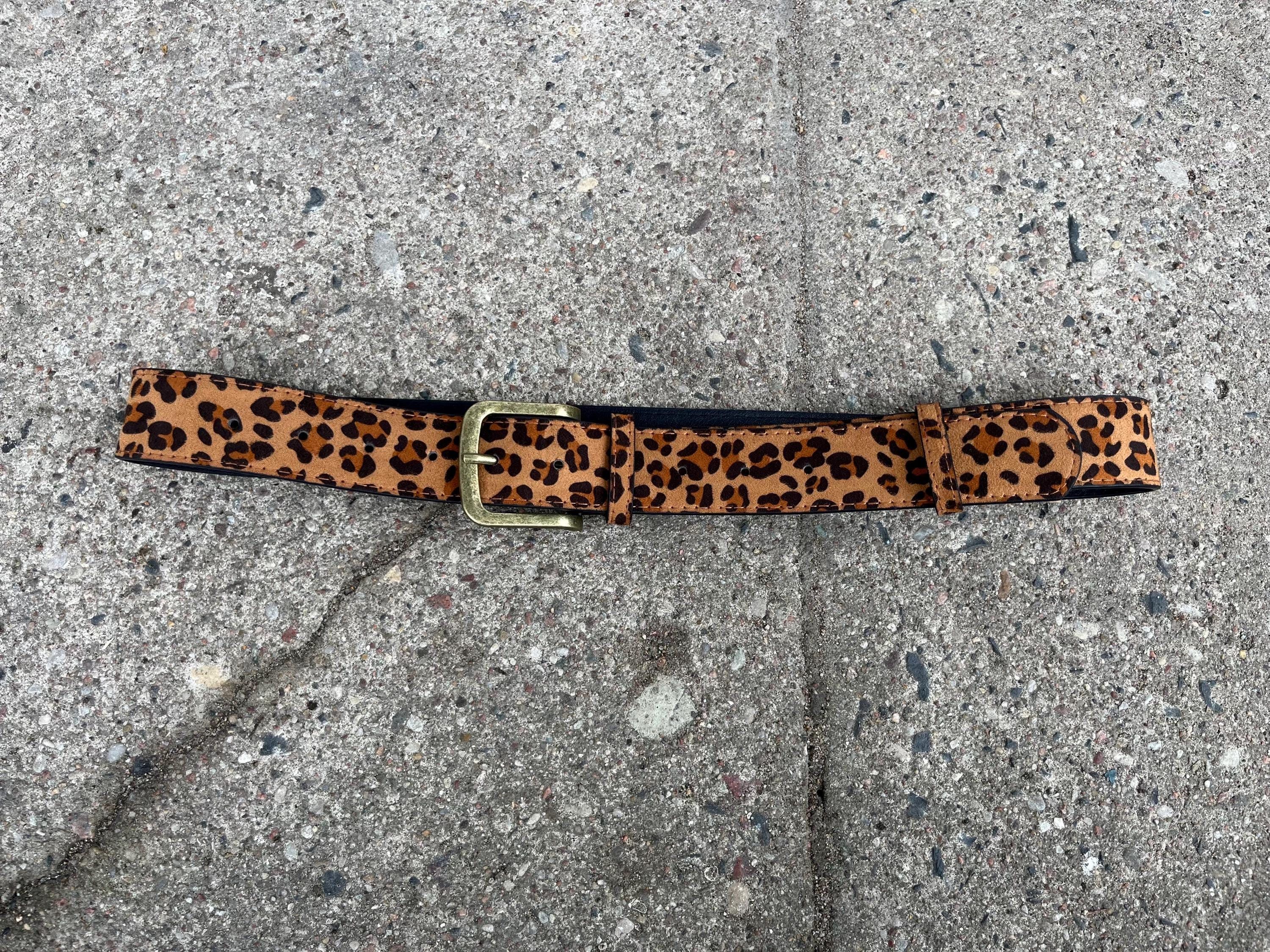 Other Leopard Print Belt Unisex Animal Print Waist Vintage Y2K Size ONE SIZE - 2 Thumbnail