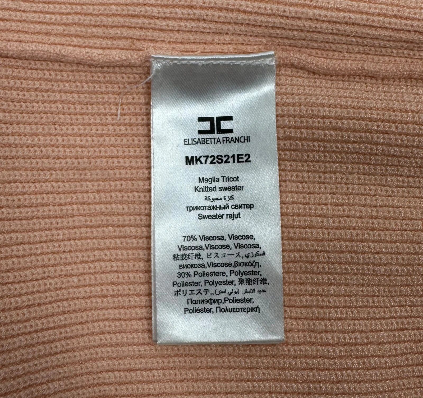 Elisabetta Franchi Elisabetta Franchi Viscose Jumper 3/4 Sleeve size 40 Size S / US 4 / IT 40 - 11 Thumbnail