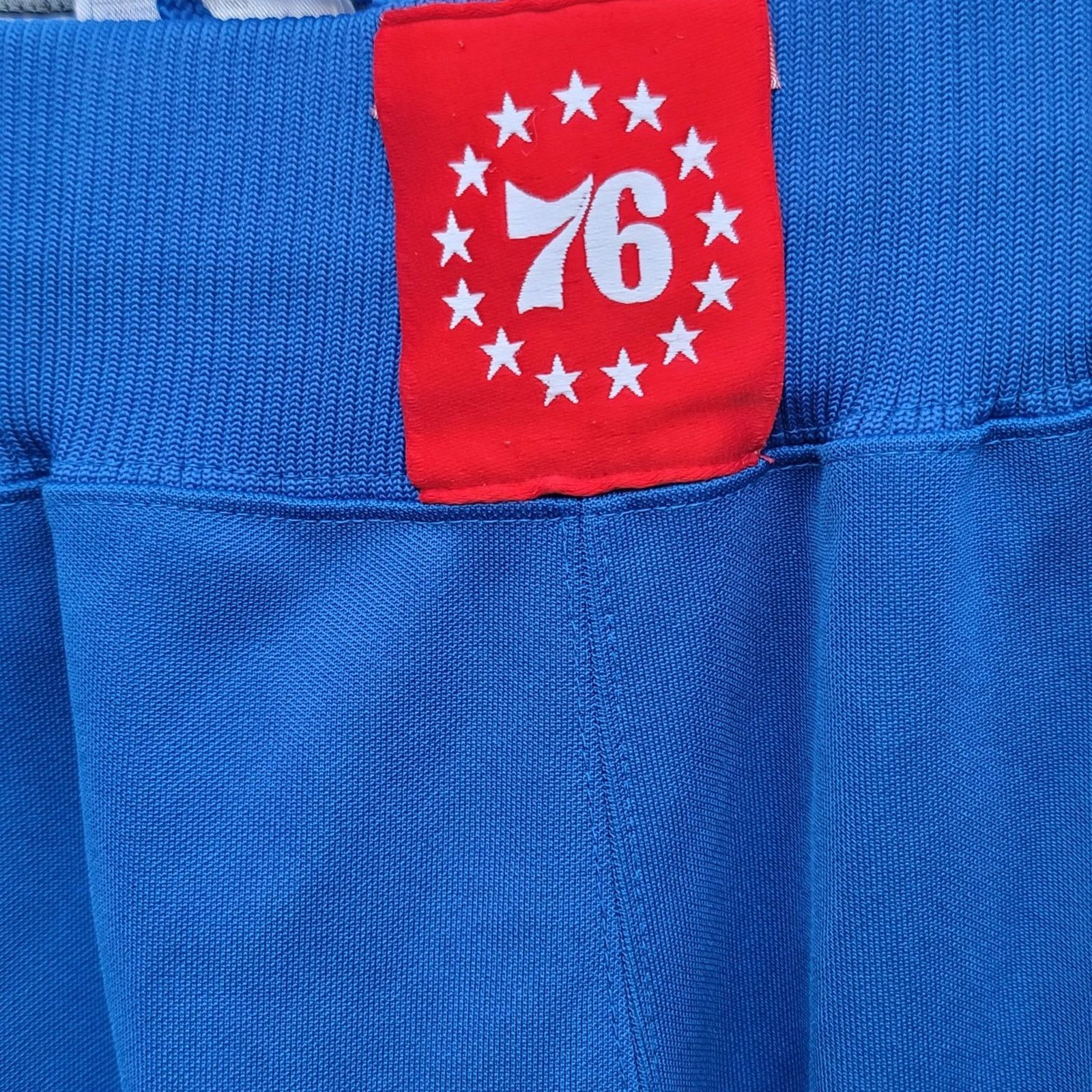 Nike Vtg Nike Philadelphia 76ers Basketball Warm-up Sweatpants Size US 32 / EU 48 - 7 Thumbnail
