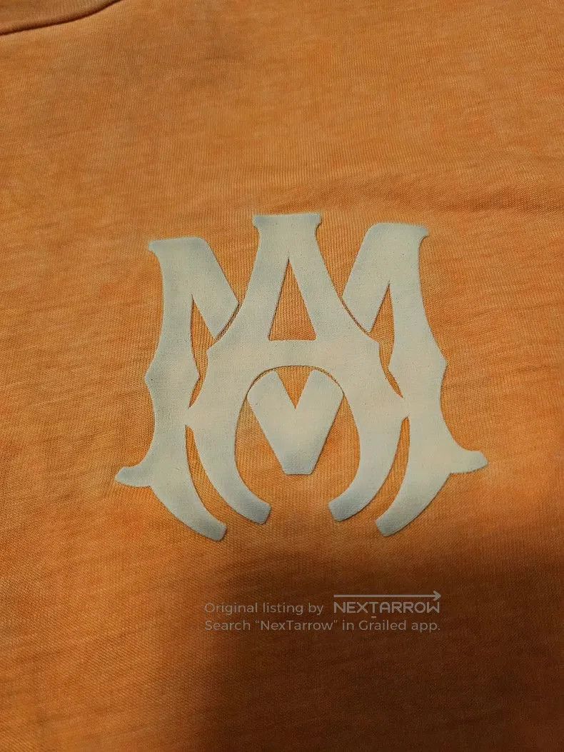 Amiri Amiri Men's Washed Orange Oversize T. Size US S / EU 44-46 / 1 - 2 Thumbnail