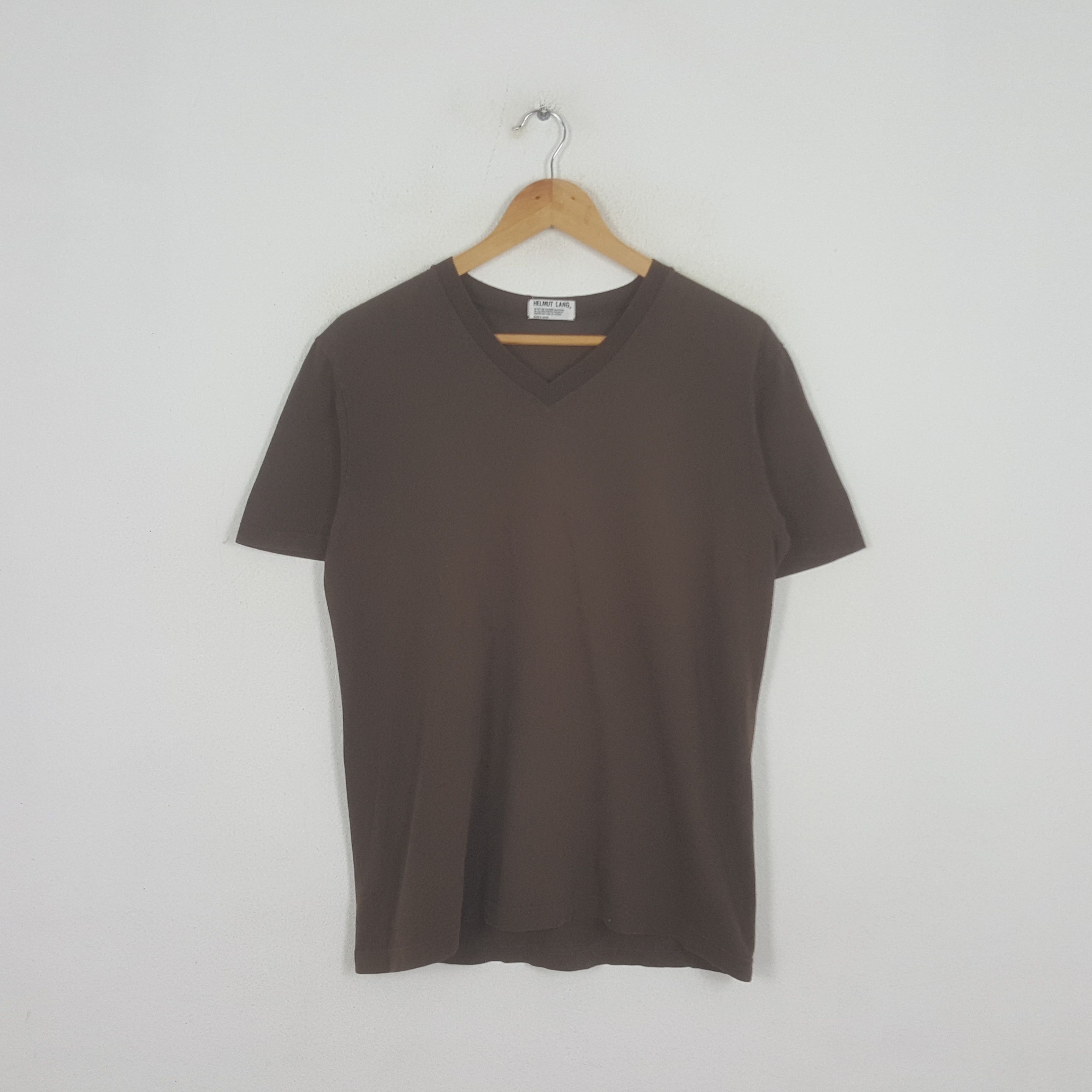 Helmut Lang × Vintage Vintage Helmut Lang Fashion Brand Plain Tshirt Size US M / EU 48-50 / 2 - 1 Thumbnail
