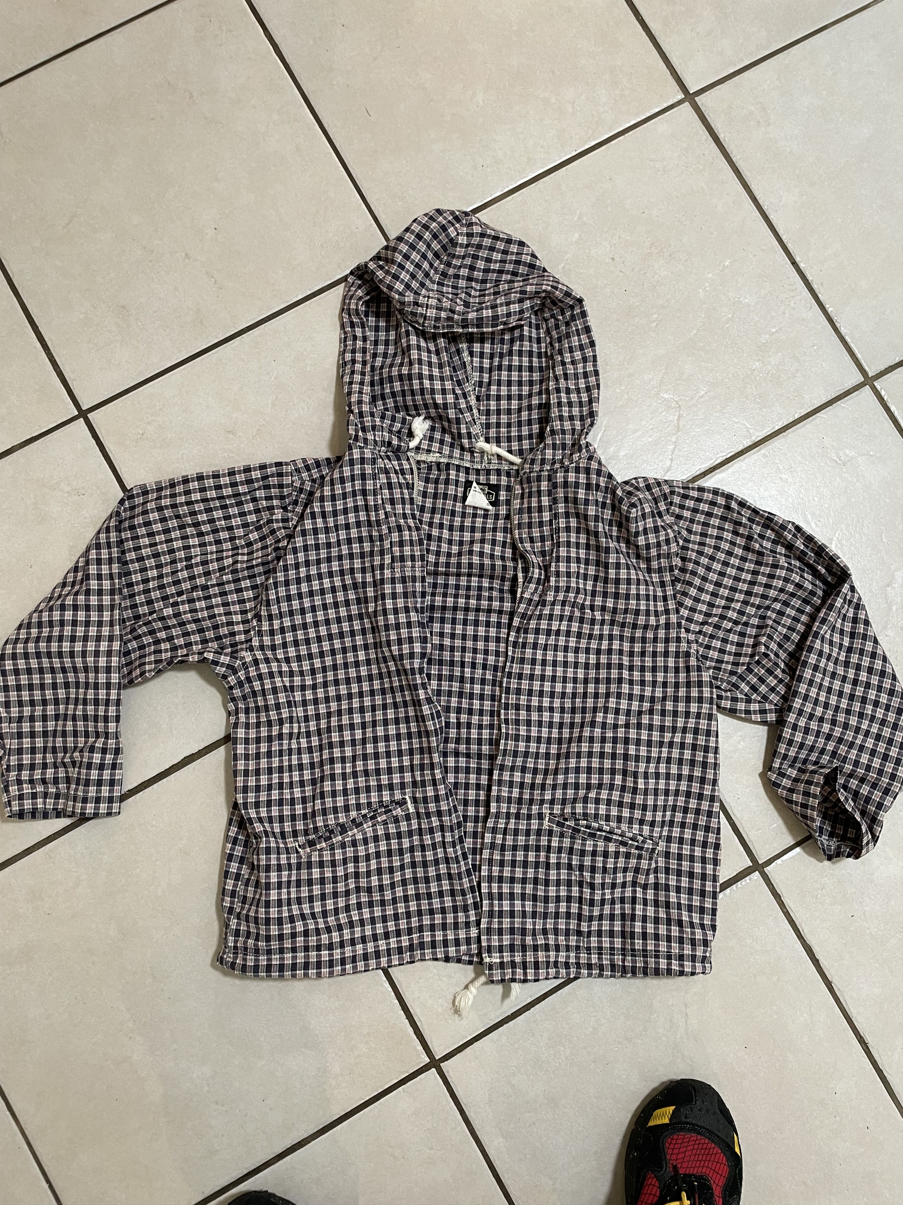 Lee Lee Casuals light checkered jacket with drawstrings Size US M / EU 48-50 / 2 - 1 Thumbnail
