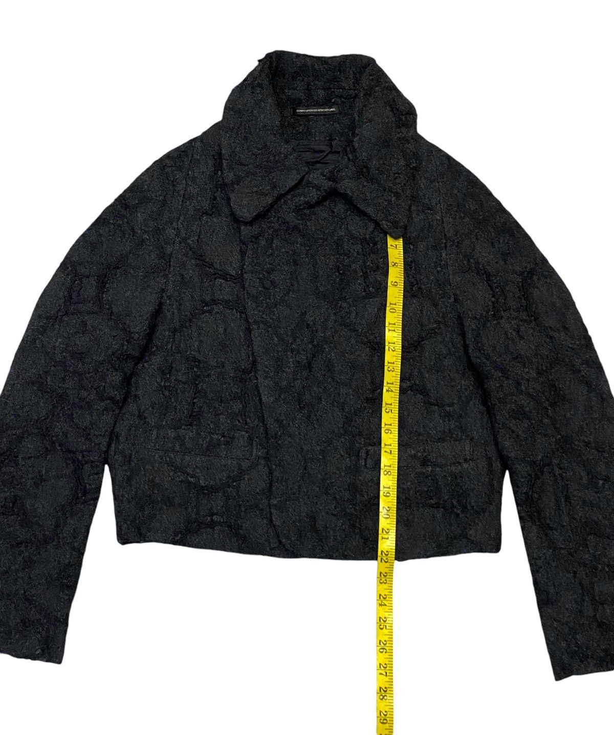 Yohji Yamamoto Yohji Yamamoto Y,s Embossed Pattern Wool Jacket Size M / US 6-8 / IT 42-44 - 21 Thumbnail