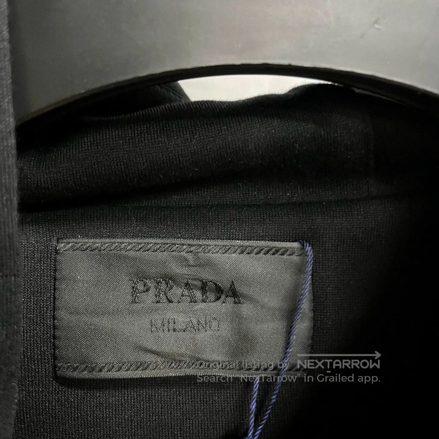 Prada prada black oversized hooded sweatshirt with pockets. Size US XXL / EU 58 / 5 - 2 Thumbnail