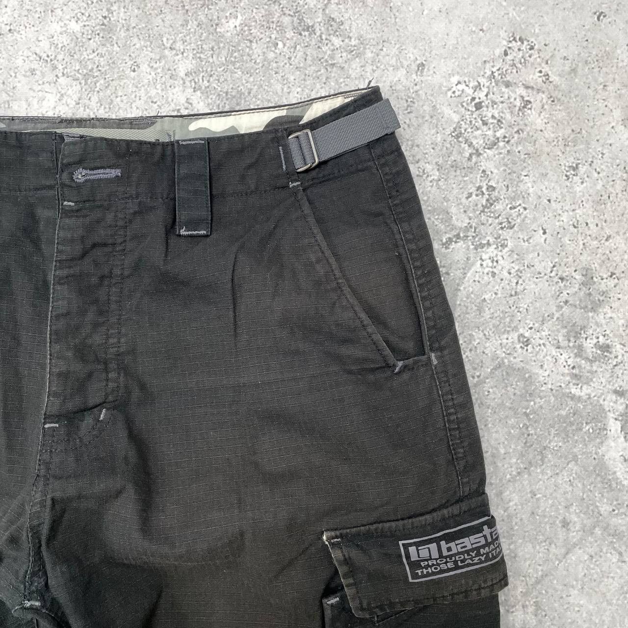 Japanese Brand Bastard Cotton Ripstop Cargo Pants Faded Black Size W30 L31 Size US 30 / EU 46 - 5 Thumbnail