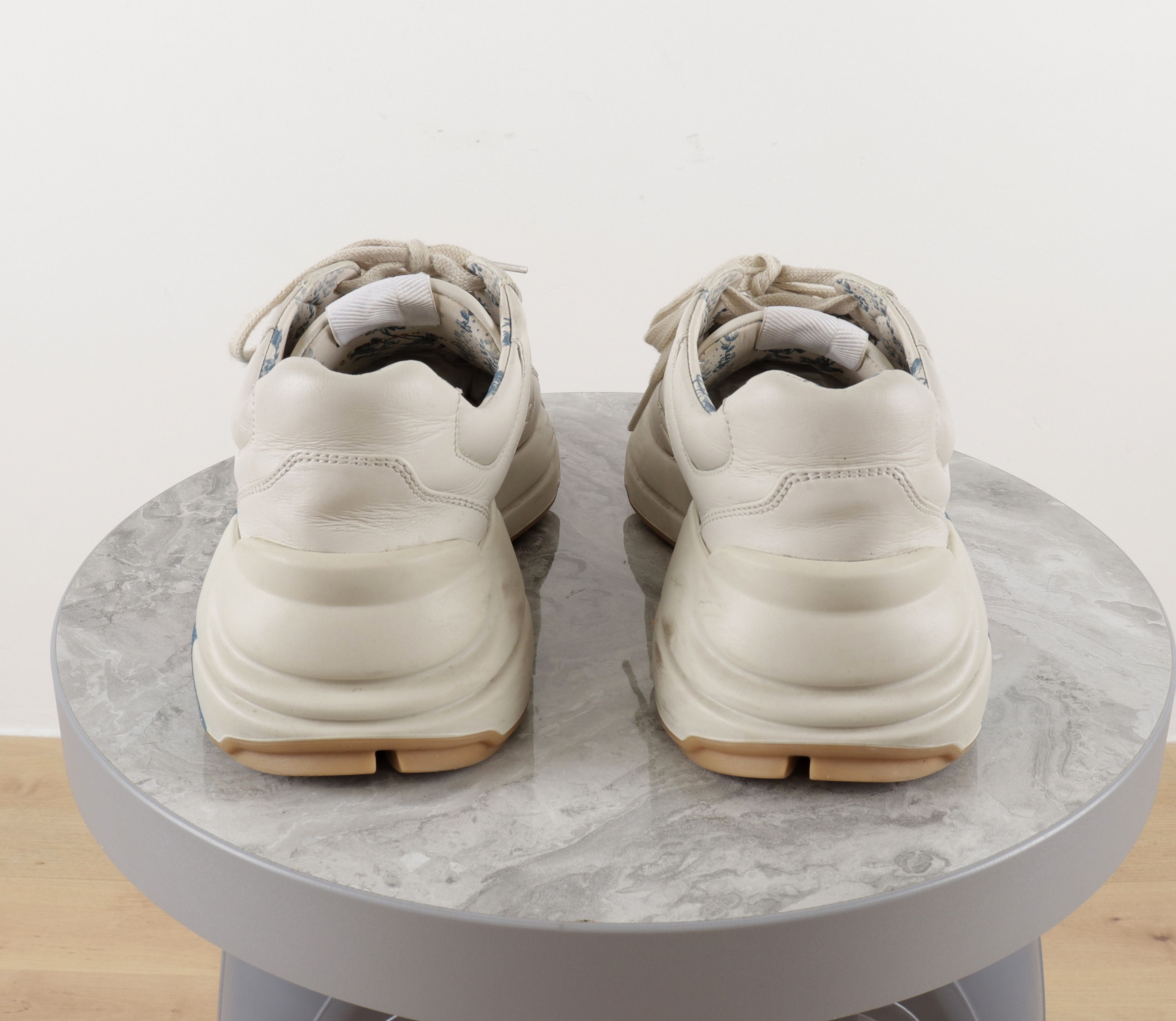 Gucci Gucci Rhyton Leather Ivory Sneakers Size US 9.5 / IT 39.5 - 9 Thumbnail