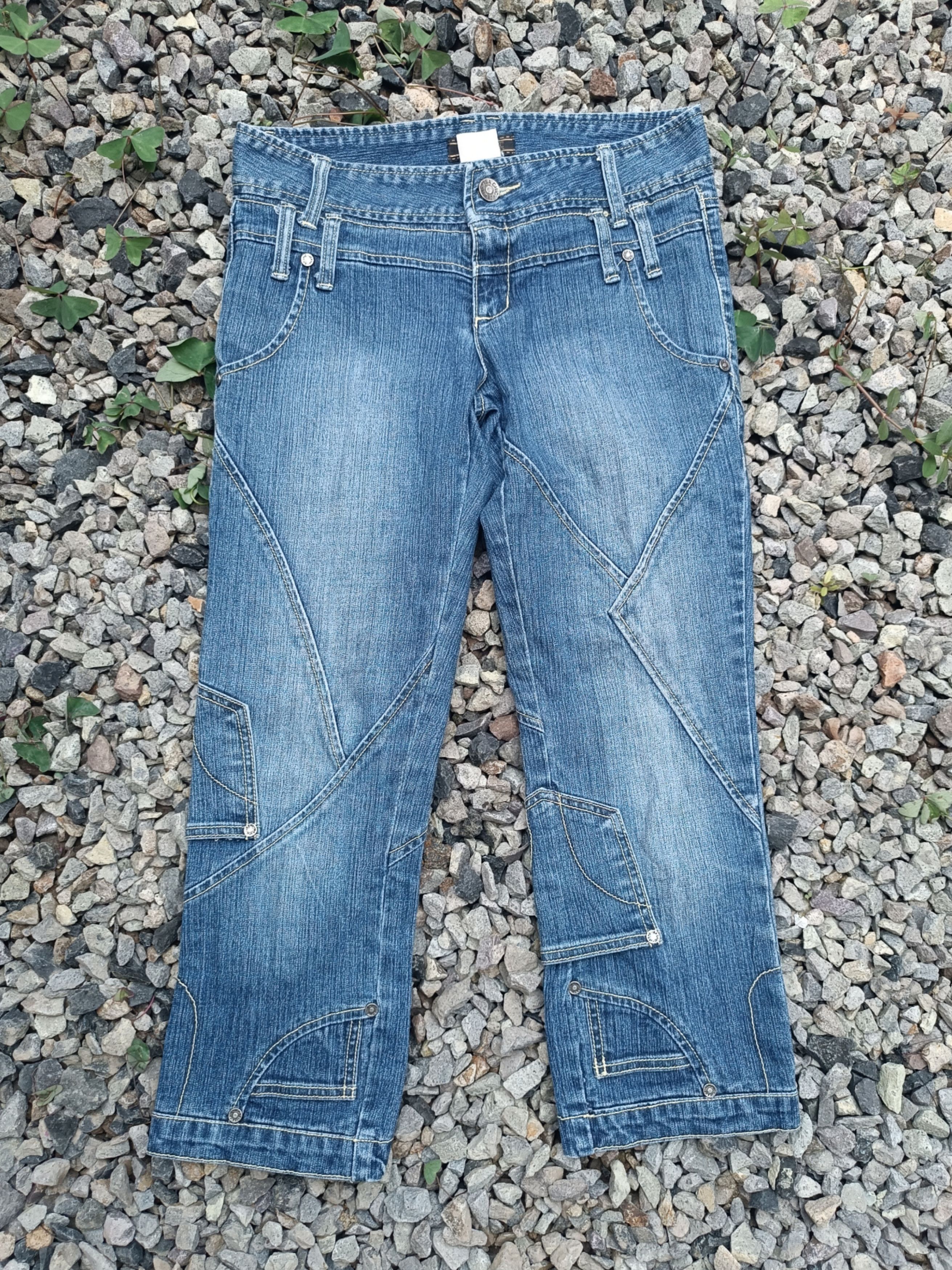 Vintage Reworked - IsaChic Paris Denim Panta Size 26" / US 2 / IT 38 - 1 Thumbnail