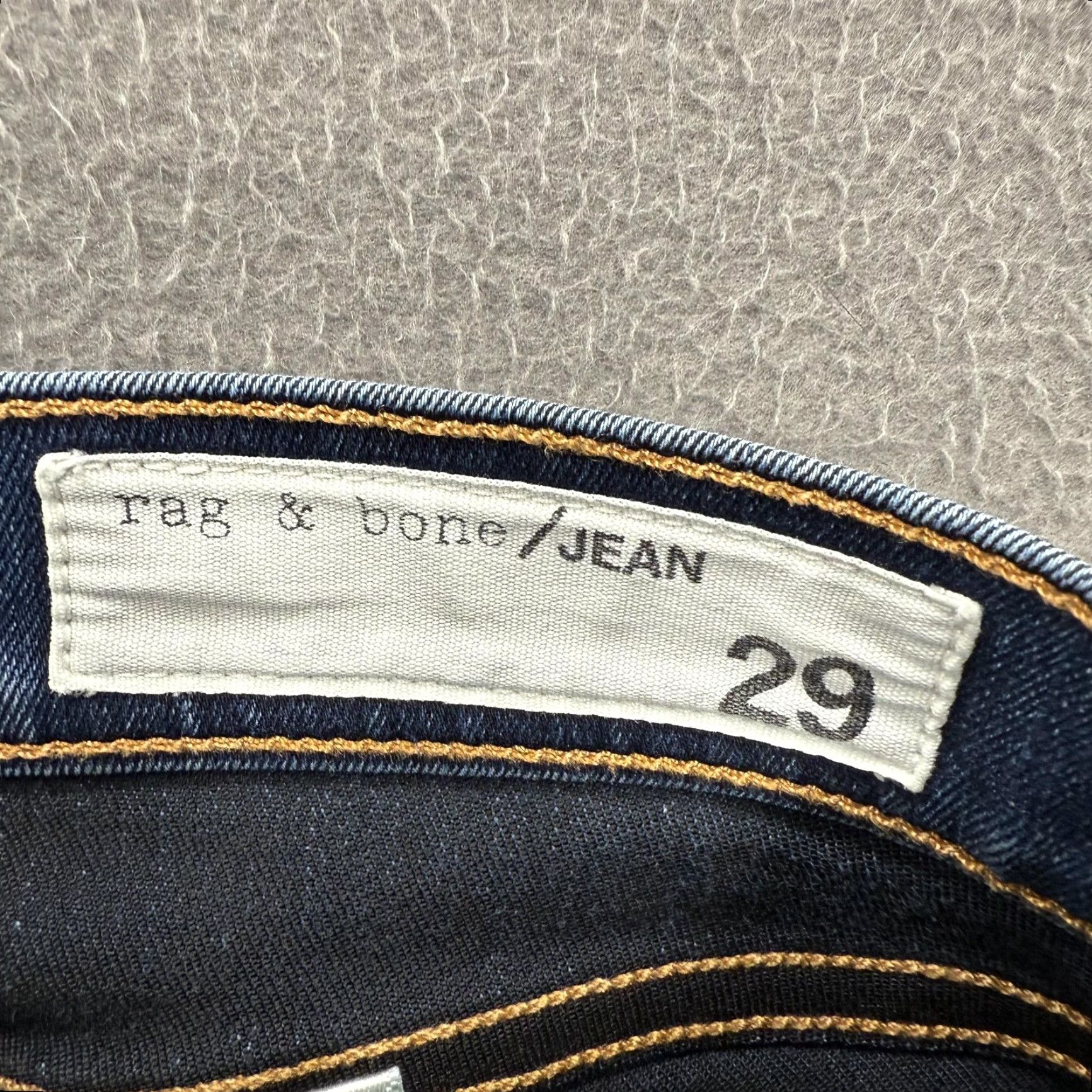 Rag & Bone VINTAGE Rag & Bone Jeans Womens 29 Blue High Rise Skinny Bedford Stretch Denim Size 29" - 4 Thumbnail