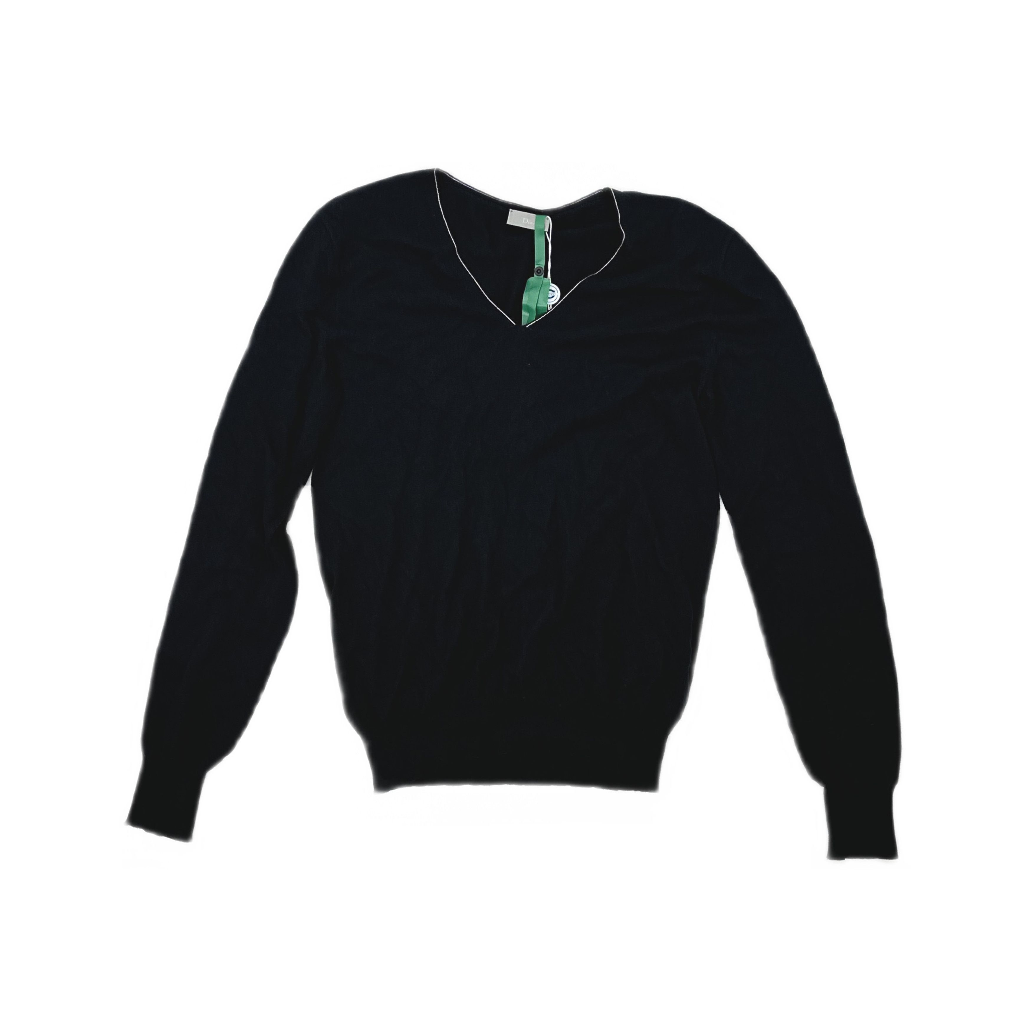 Dior Dior Homme AW05 Distressed V-Neck Knit | Grailed