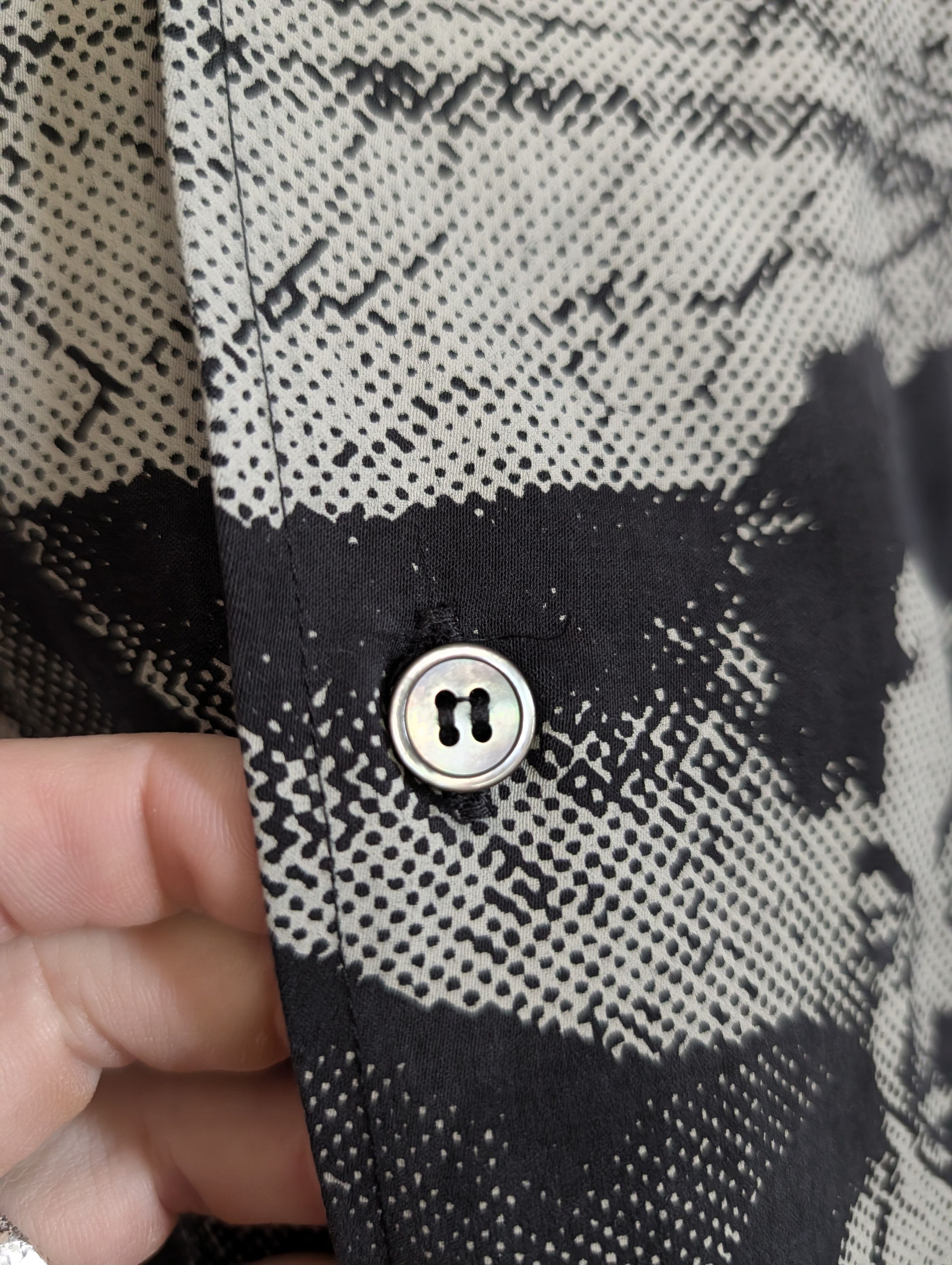 Enfants Riches Deprimes RARE Night/Mourning black tencel heavy camp collar shirt Size US S / EU 44-46 / 1 - 6 Thumbnail