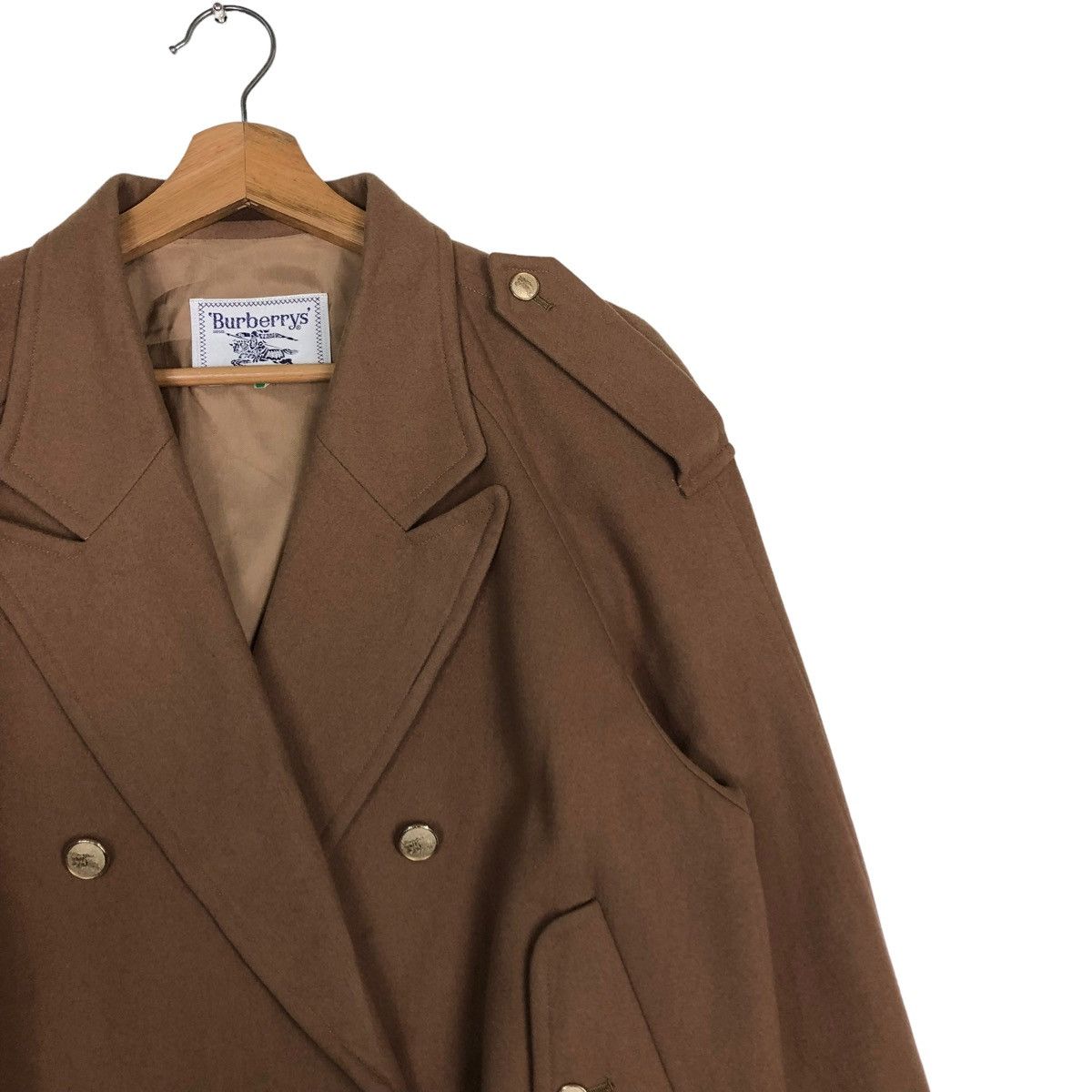 Burberry 🔥RICH BROWN - VINTAGE WOOL BOMBER JACKET BURBERRYS Size US M / EU 48-50 / 2 - 6 Thumbnail