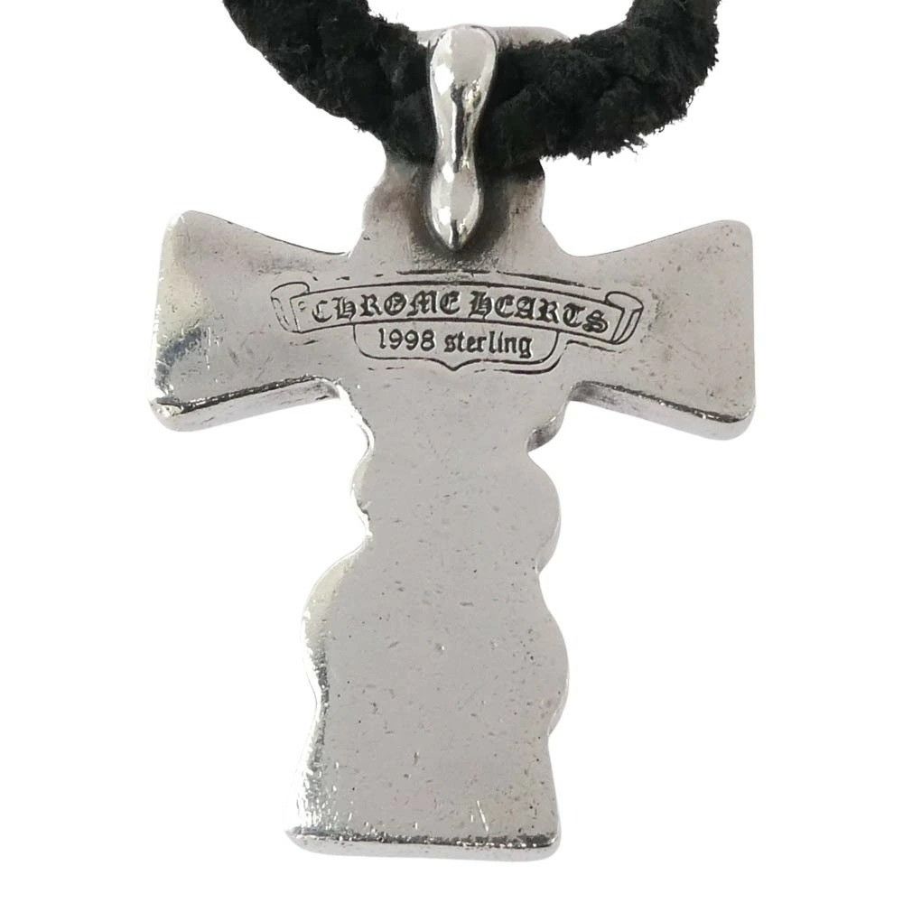 Chrome Hearts 🔥 CHROME HEARTS CELTIC CROSS LEATHER BRAID NECKLACE Size ONE SIZE - 7 Thumbnail