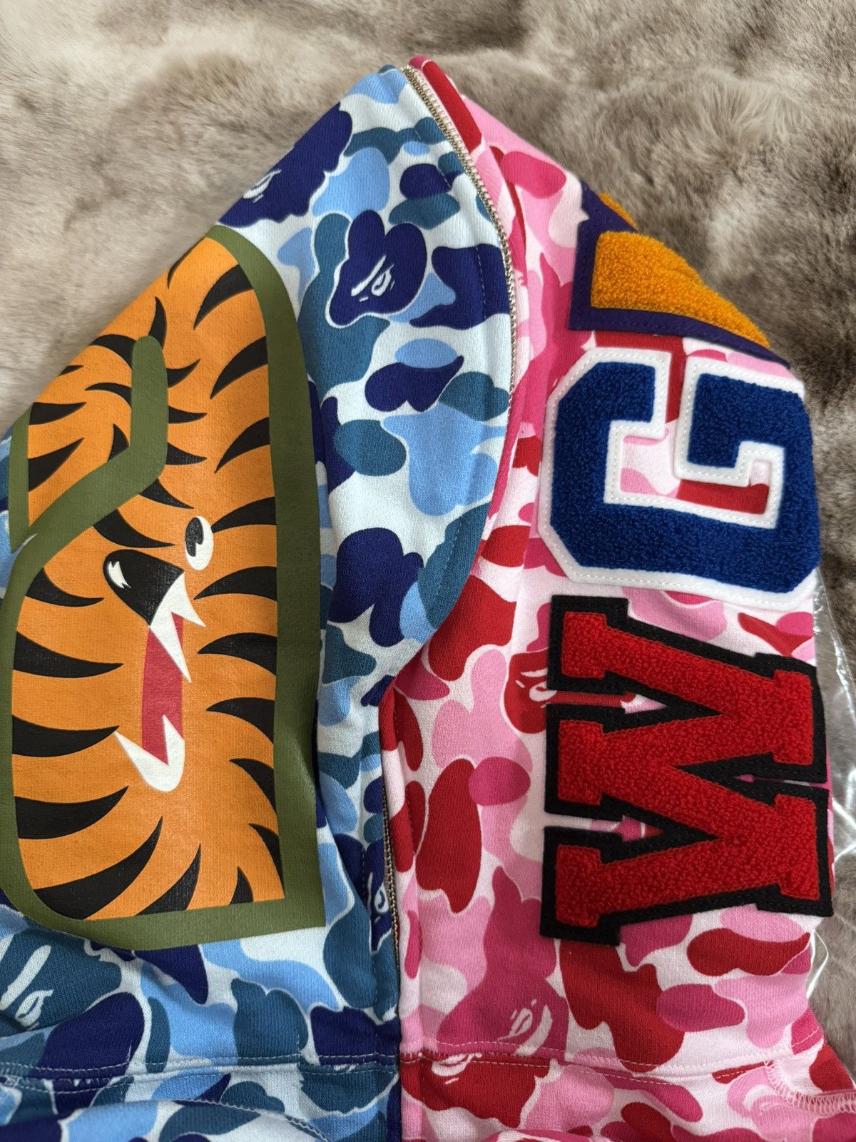 Bape ABC Camo Separate Shark Full Zip Hoodie Size US XL / EU 56 / 4 - 5 Thumbnail