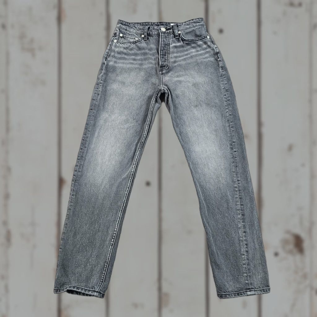 VINTAGE Rag Bone Jeans Women 25 Gray Relaxed High Rise Denim