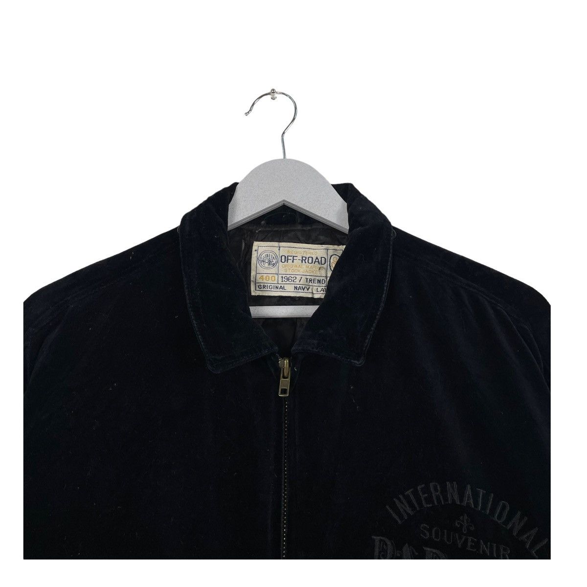 Japanese Brand × Vintage 💥JAPAN MEN OFFROAD VELVET RIOT BOMBER JACKET Size US L / EU 52-54 / 3 - 5 Thumbnail
