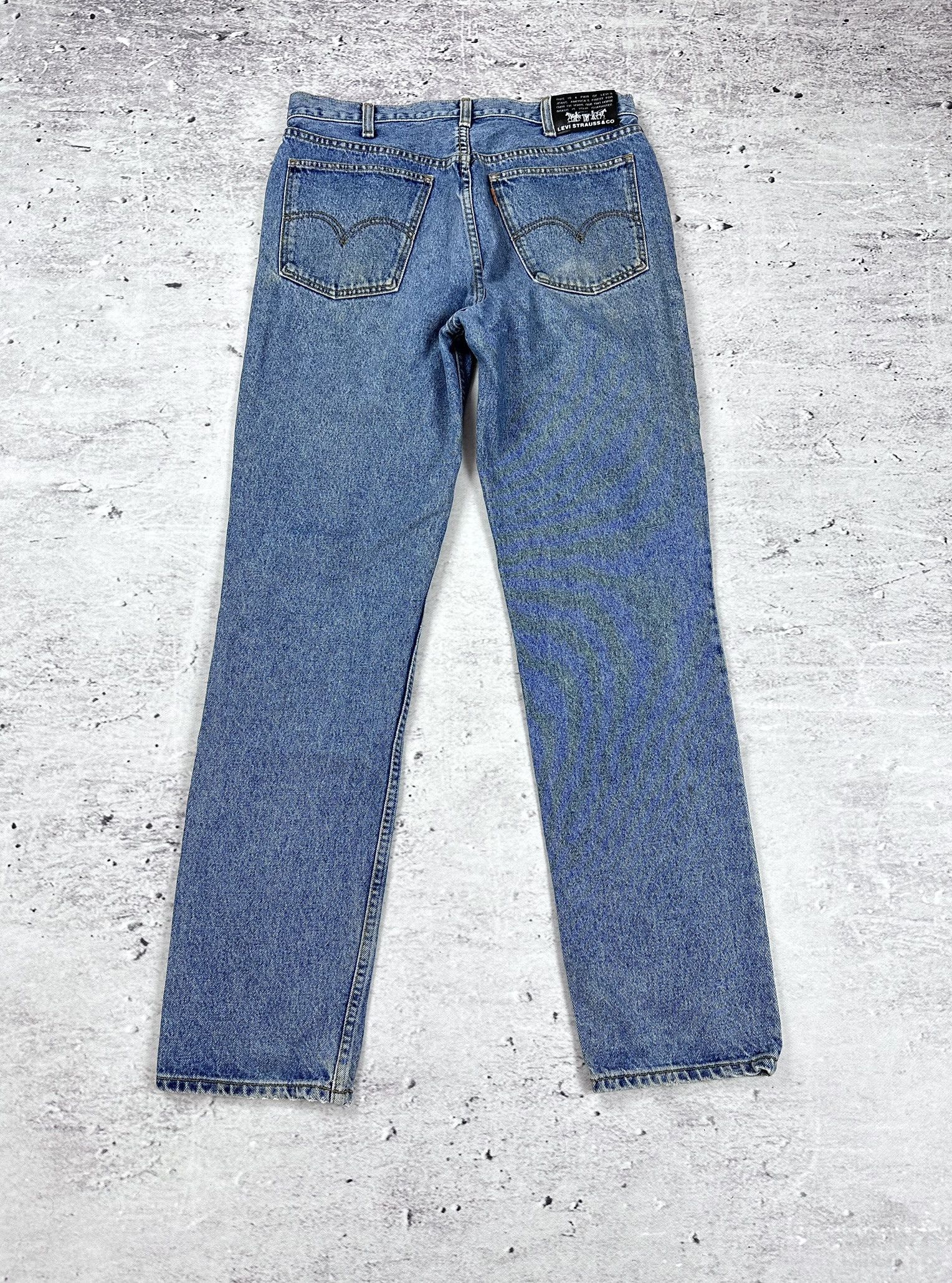 Levi's × Levi's Vintage Clothing Vintage Levis Strauss orange tab denim jeans pants 90s Size US 36 / EU 52 - 1 Thumbnail