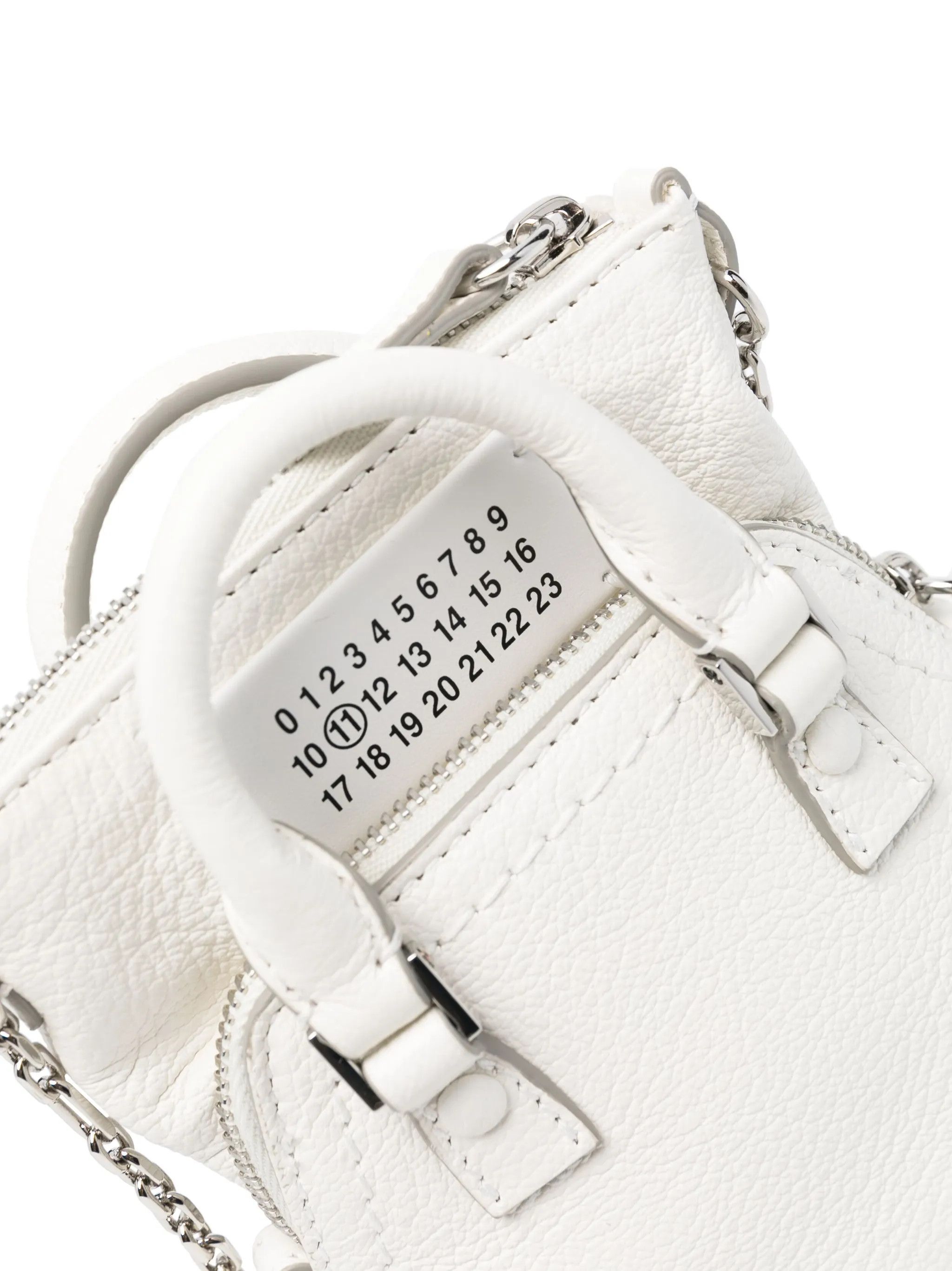 Maison Margiela oc11z1225 Size: OS / Classique Baby Tote Bag in White Size ONE SIZE - 4 Thumbnail