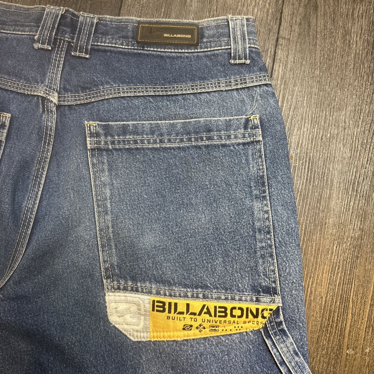 Billabong Y2K Billabong Double Knee Baggy Carpenter Rare Jeans Size US 34 / EU 50 - 7 Thumbnail
