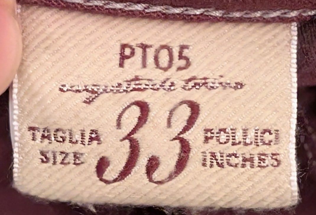 PT Torino PT05 Slim Fit 5-Pocket Pants Stretch Wine Red Size US 33 - 4 Thumbnail