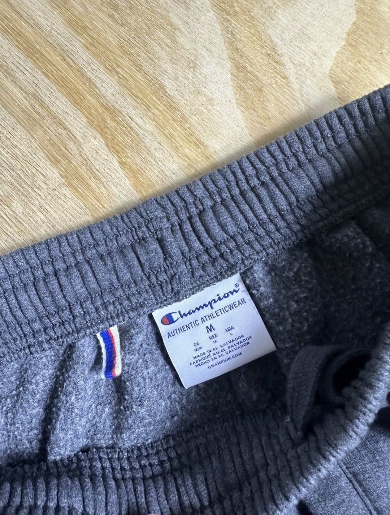 Champion × Vintage Champion Jogger Sweatpants Men’s Size M Gray Fleece Cuffed Size US 32 / EU 48 - 5 Thumbnail