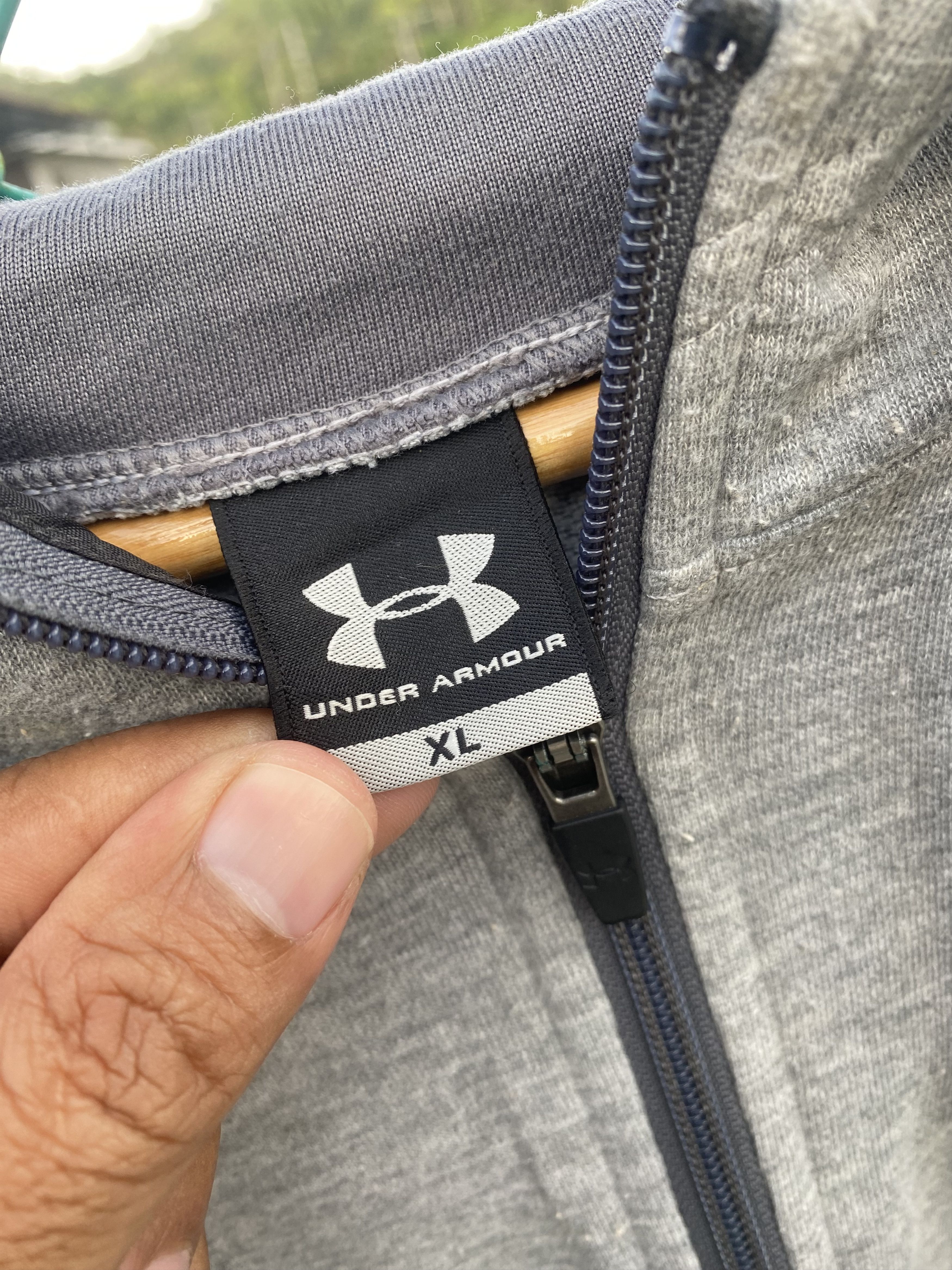 Under Armour ⚡️Steals⚡️Under Armour big logo zip up hoodies Size US XL / EU 56 / 4 - 5 Thumbnail