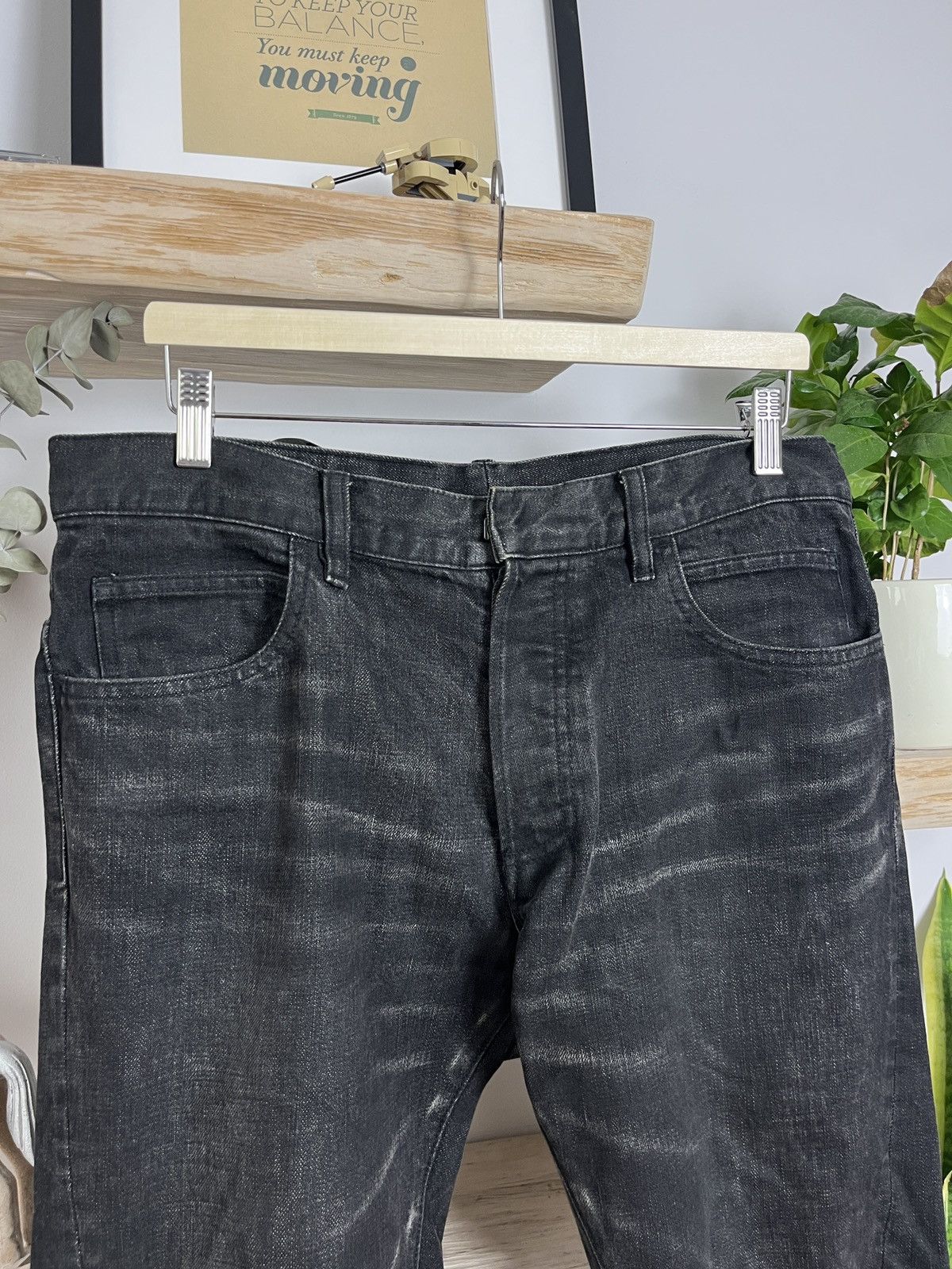 Balmain Balmain Decarnin era grey Wash Jeans Size US 31 - 3 Thumbnail