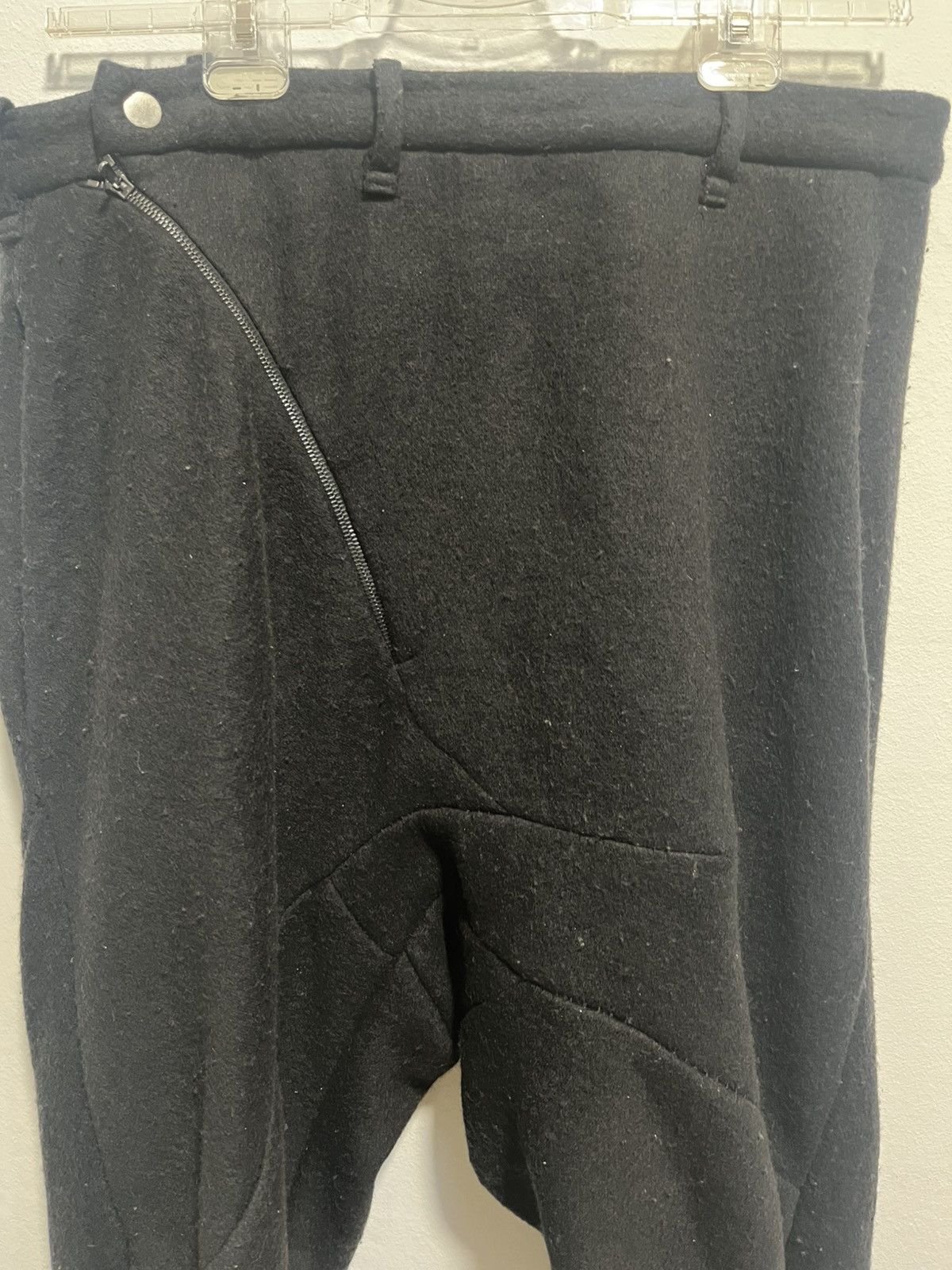 Leon Emanuel Blanck Leon Emanuel Blanck Distortion Cashmere Drop Crotch Pants Size US 33 - 2 Thumbnail