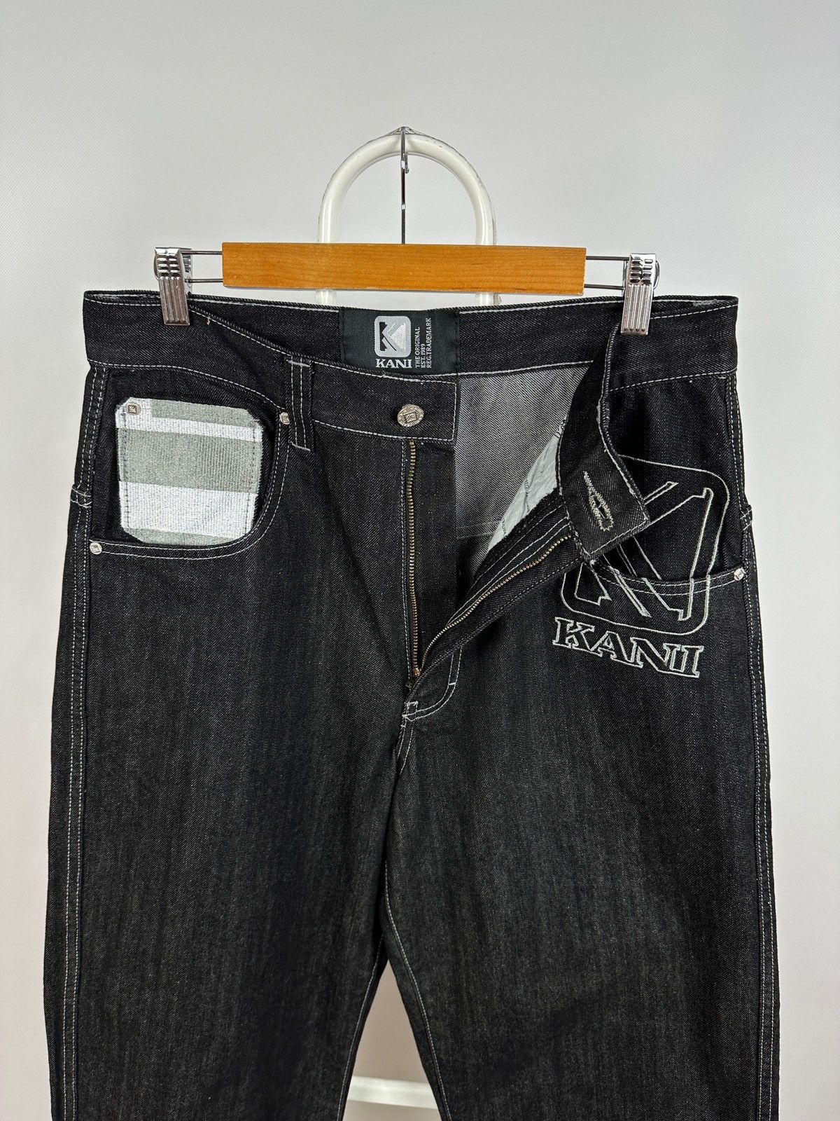 Karl Kani Vintage Karl Kani Baggy Rap Y2K Hip Hop Denim Jeans Pants Size US 32 / EU 48 - 14 Thumbnail