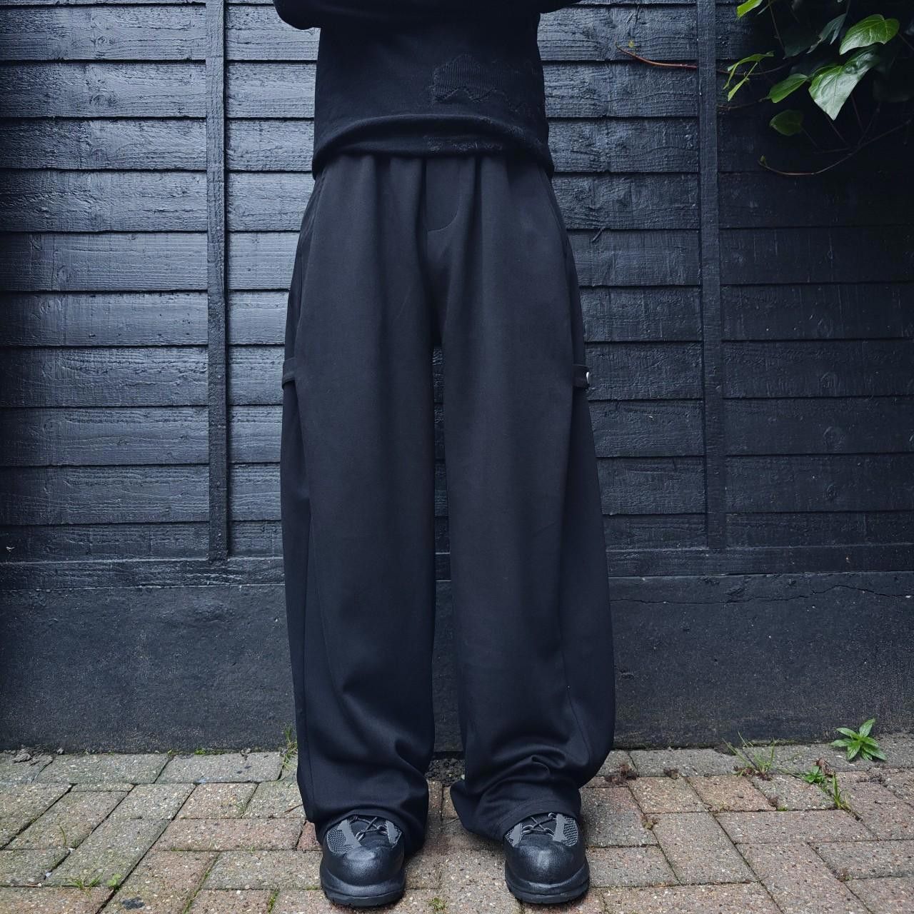Other Black Technical Wide Leg Joggers Size US 32 / EU 48 - 1 Thumbnail