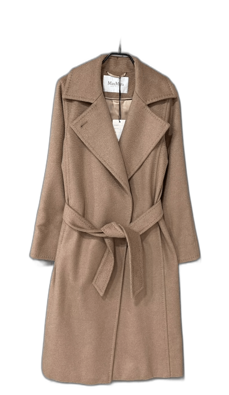 Max Mara MaxMara Manuela Camel Wool Coat Size S / US 4 / IT 40 - 1 Thumbnail