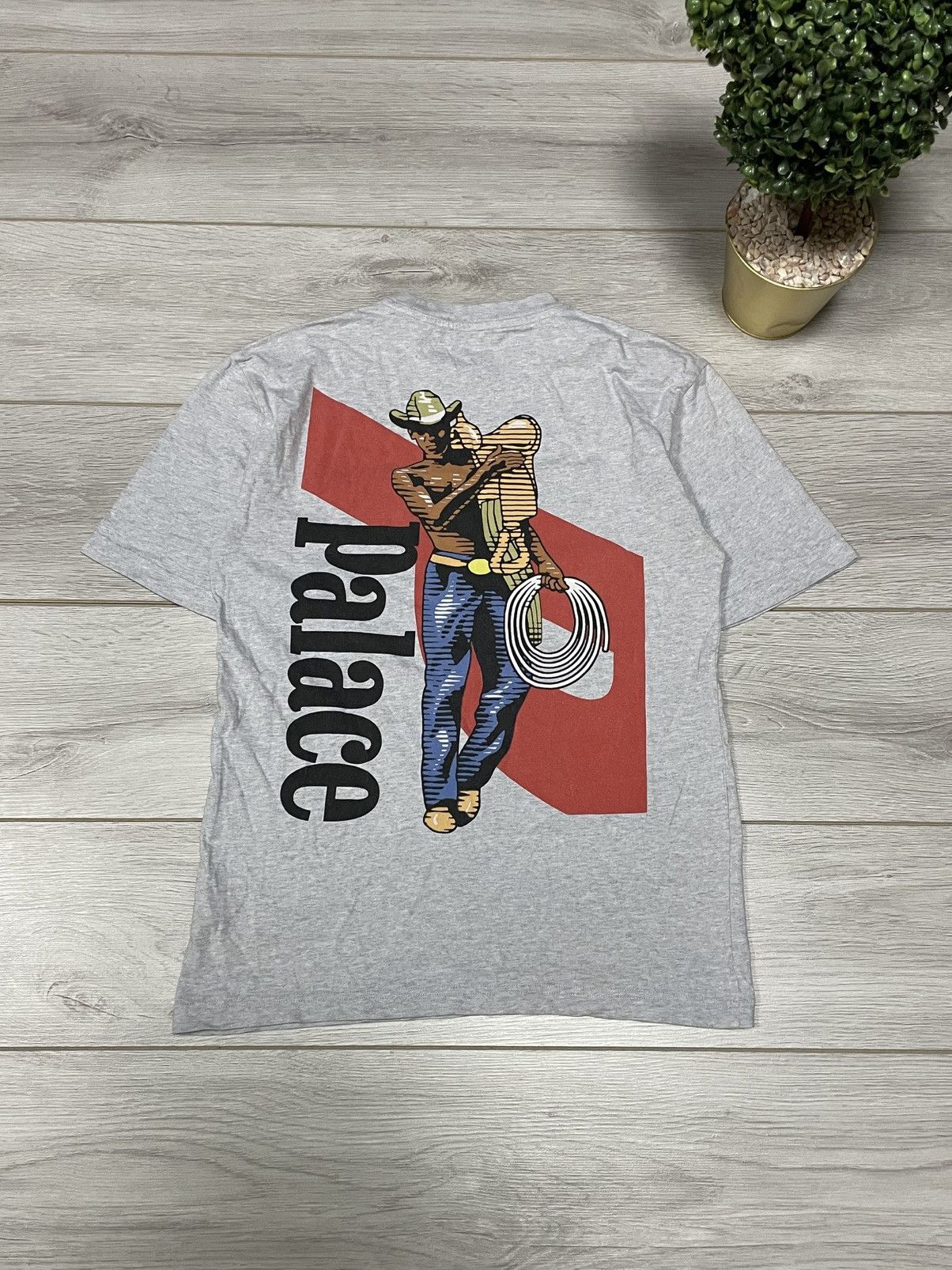 Palace Saves Marlboro Man Logo T-Shirt Pistachio Green