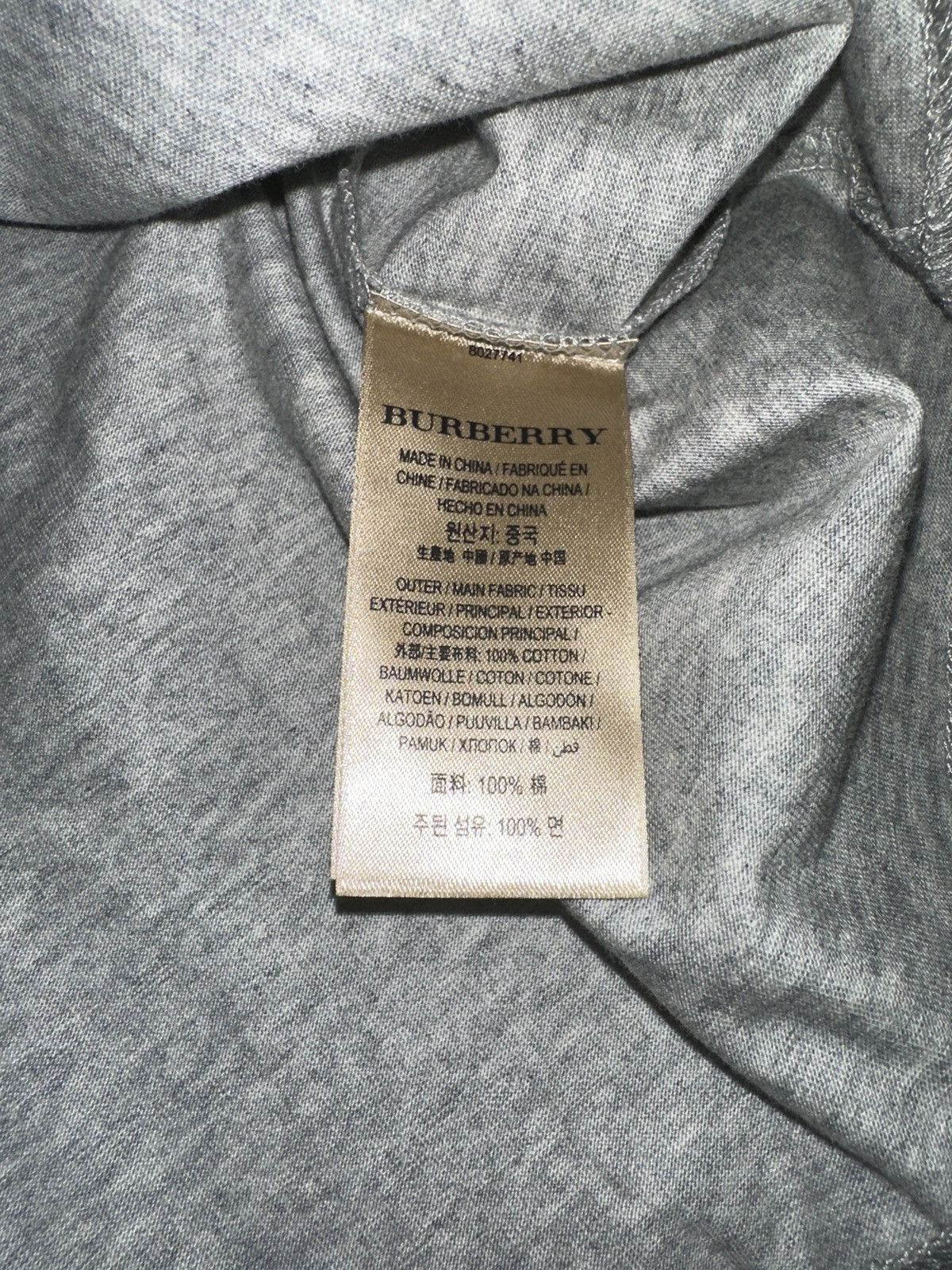 Burberry Grey Burberry Shirt Size US XL / EU 56 / 4 - 4 Thumbnail
