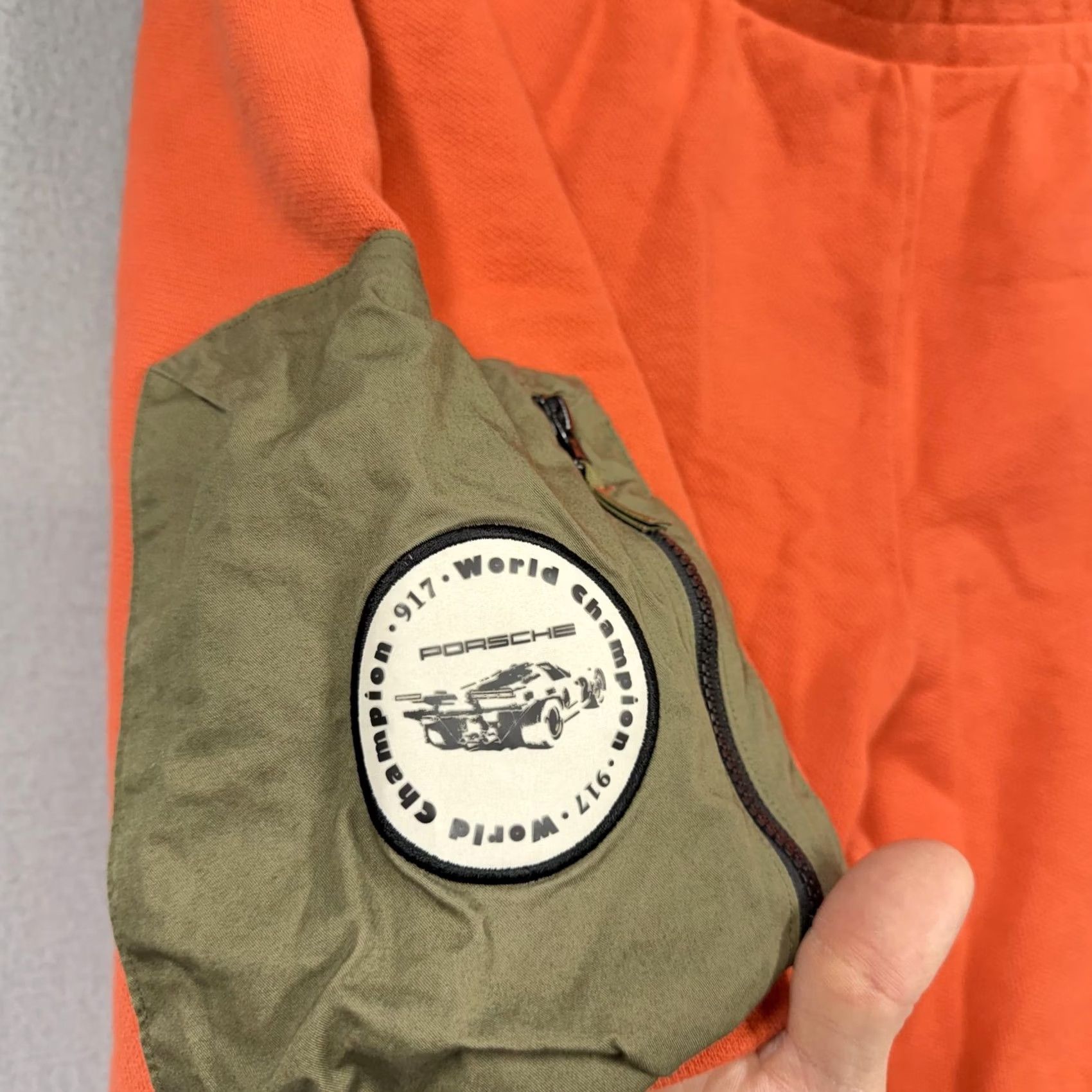 Puma Puma Shorts Mens XL Orange Sweat Cargo Porsche 917 Patch Elastic Waist Casual Size US 36 / EU 52 - 3 Thumbnail