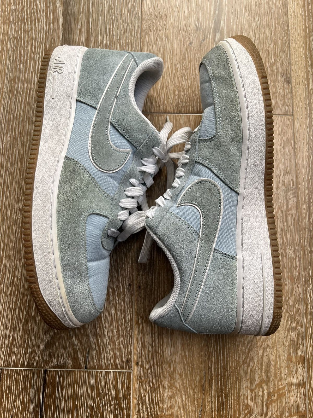 Nike Nike Air Force 1 Low Light Armory Blue Sneakers Size US 9.5 / EU 42-43 - 5 Thumbnail